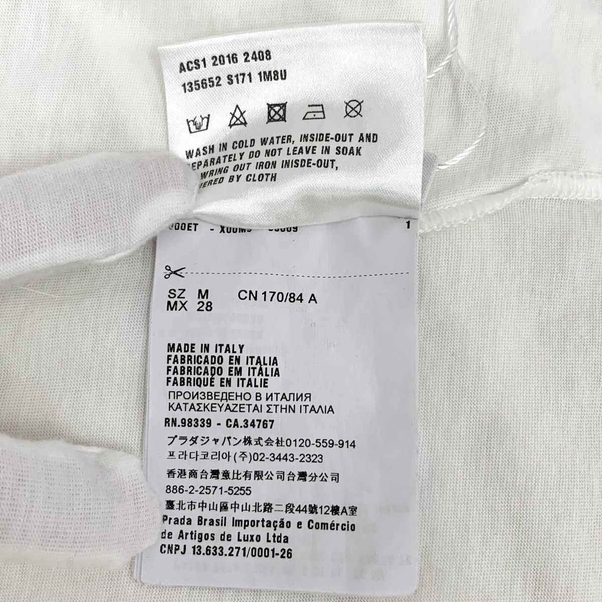 Prada Prada White Robot Print Cotton Short Sleeve T-Shirt Size M / US 6-8 / IT 42-44 - 8 Thumbnail