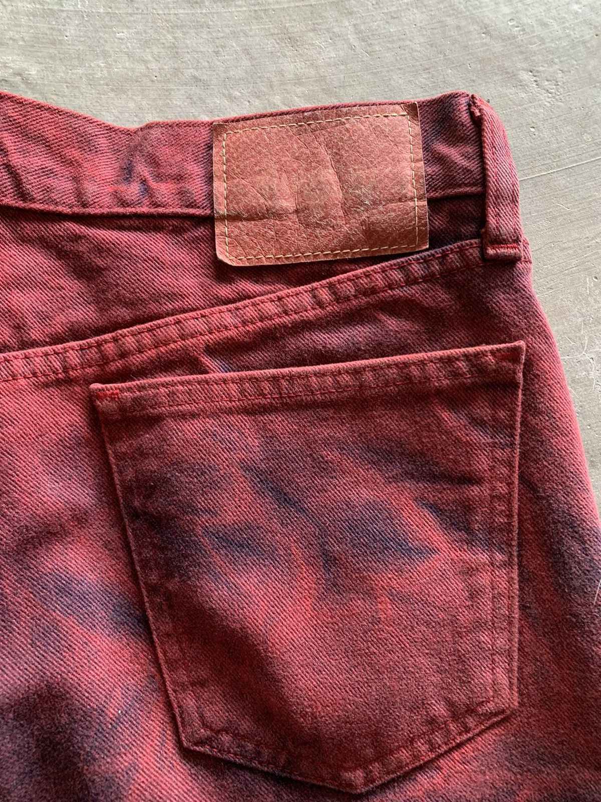 If Six Was Nine flare smoky red black bobson jeans japanese Size US 30 / EU 46 - 12 Thumbnail