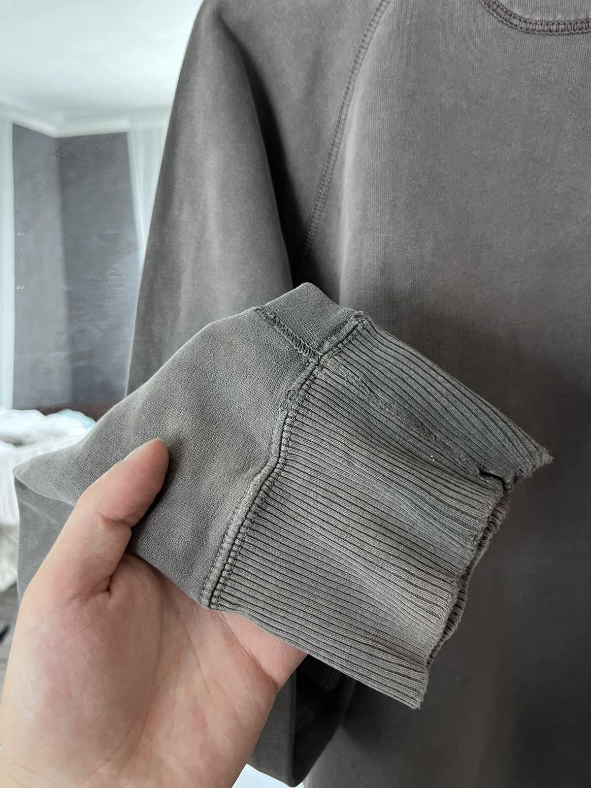 Diesel × Vintage DIESEL AVANT GARDE SWEATSHIRT VINTAGE FADED GREY DISTRESSED Size US XL / EU 56 / 4 - 10 Thumbnail