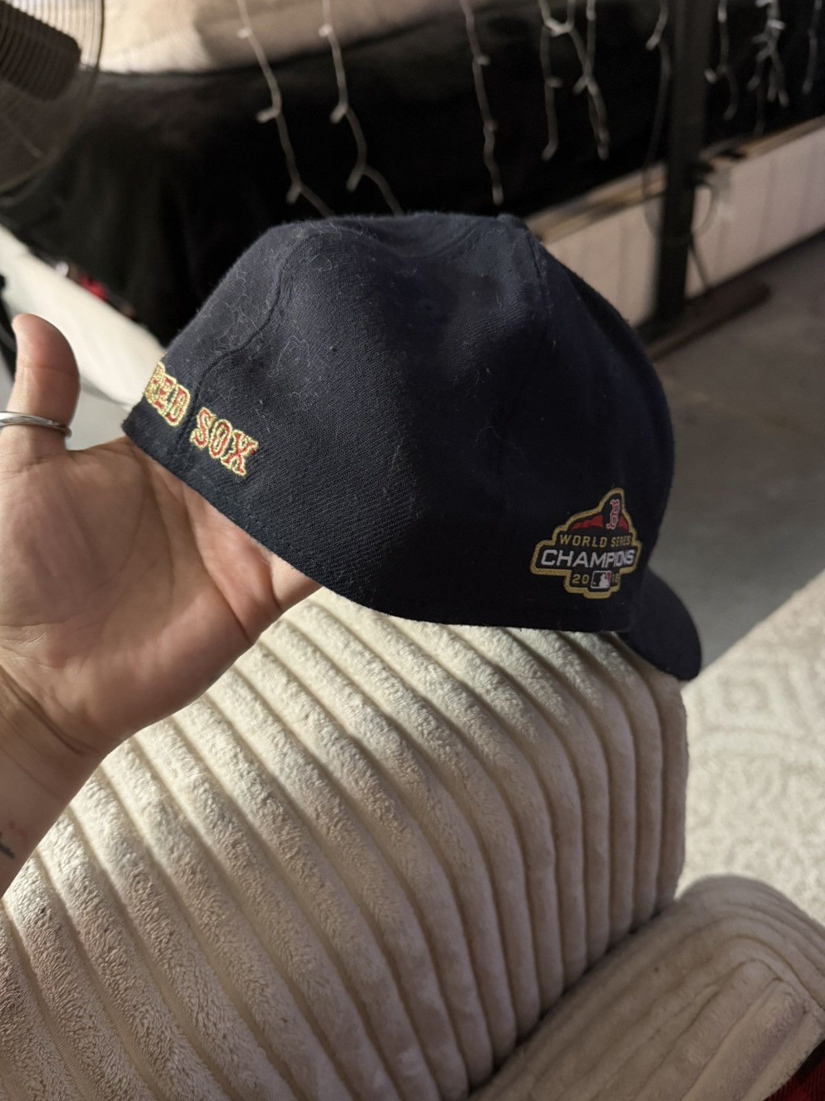 New Era Red sox hat Size ONE SIZE - 2 Thumbnail