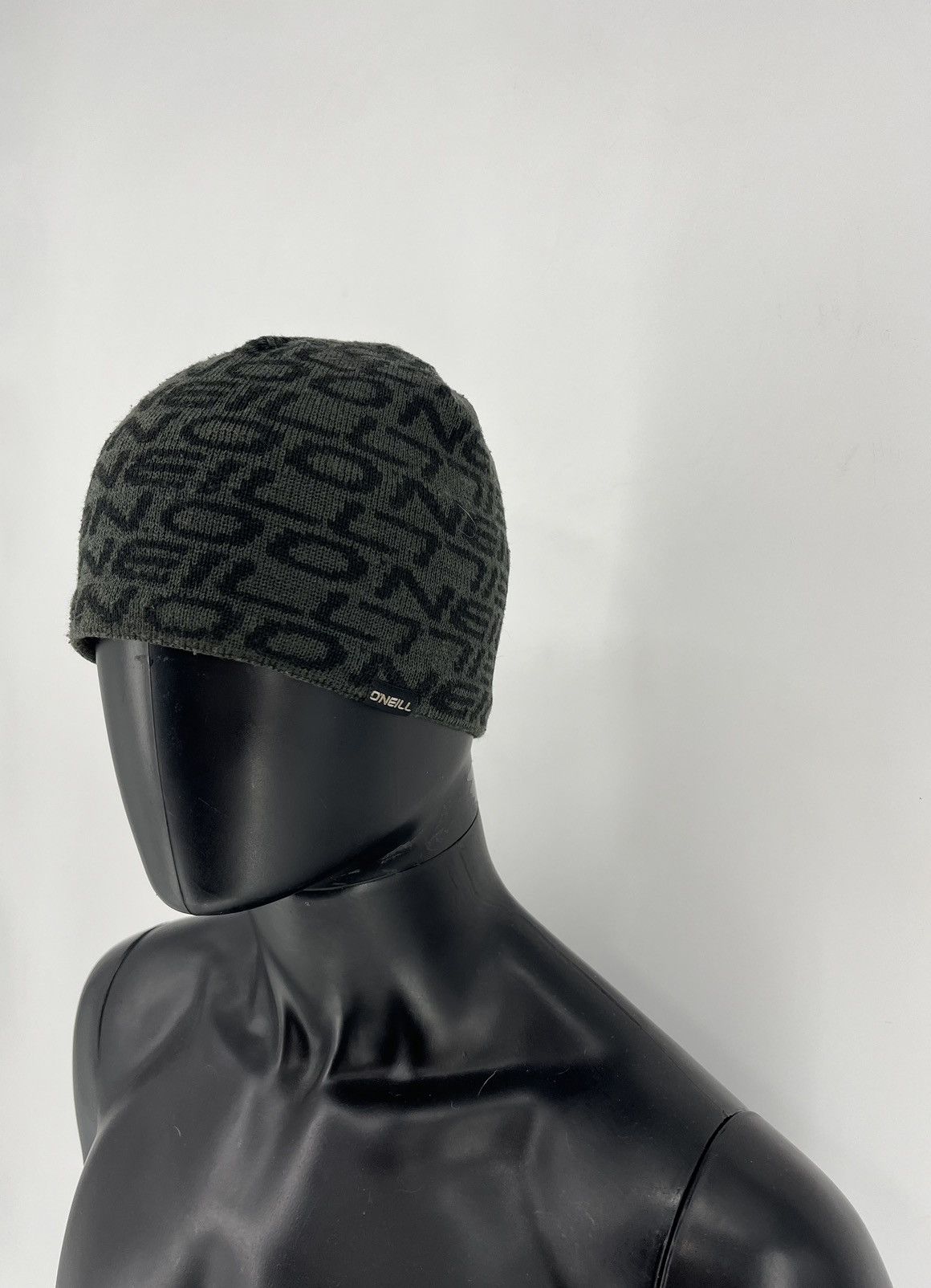 O'Neill Vintage 90s Oneill Monogram Logo No Cuff Beanie Hat Size ONE SIZE - 3 Thumbnail