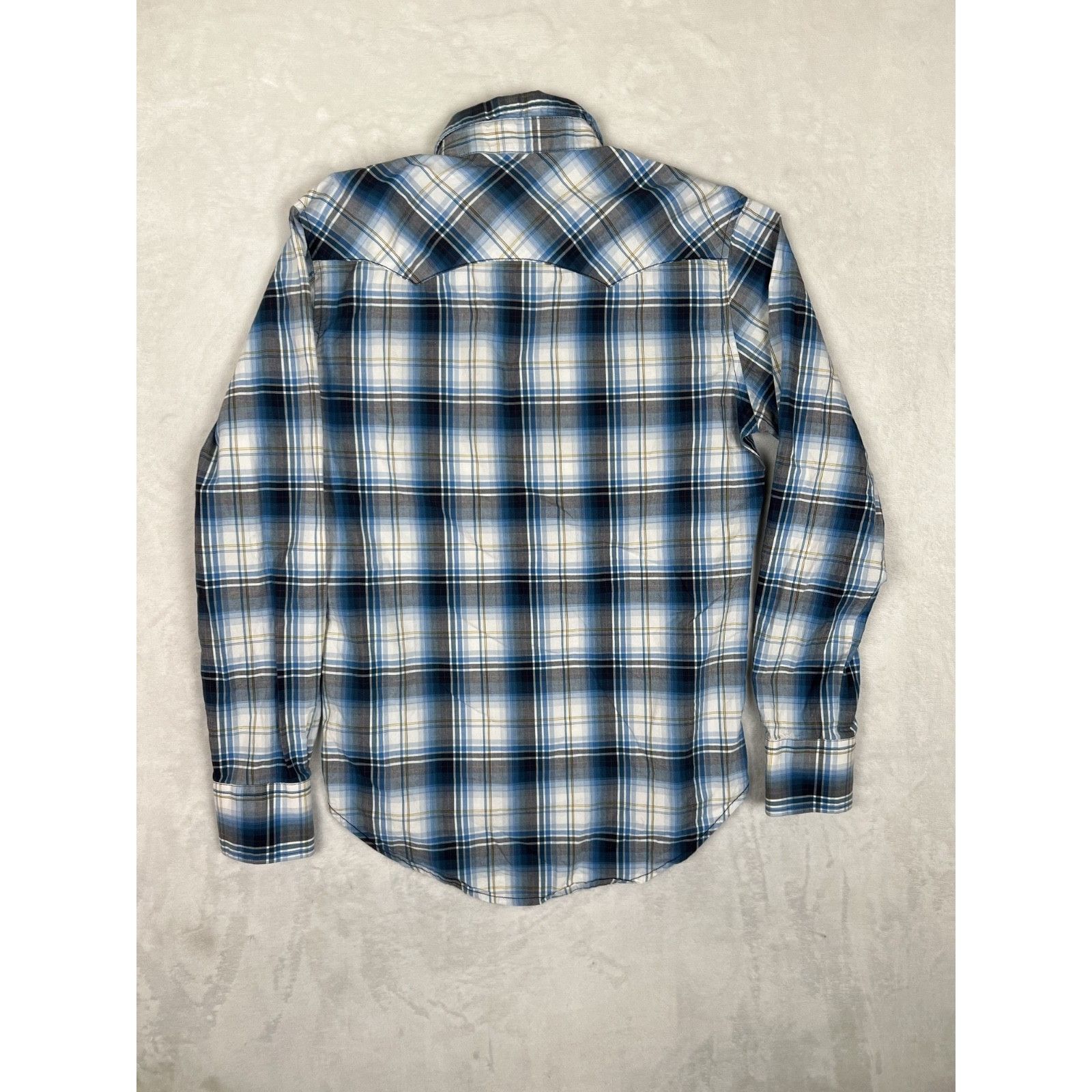 Wrangler Wrangler Retro Western Shirt Mens Small Plaid Pearl Snap Lon Size US S / EU 44-46 / 1 - 6 Thumbnail
