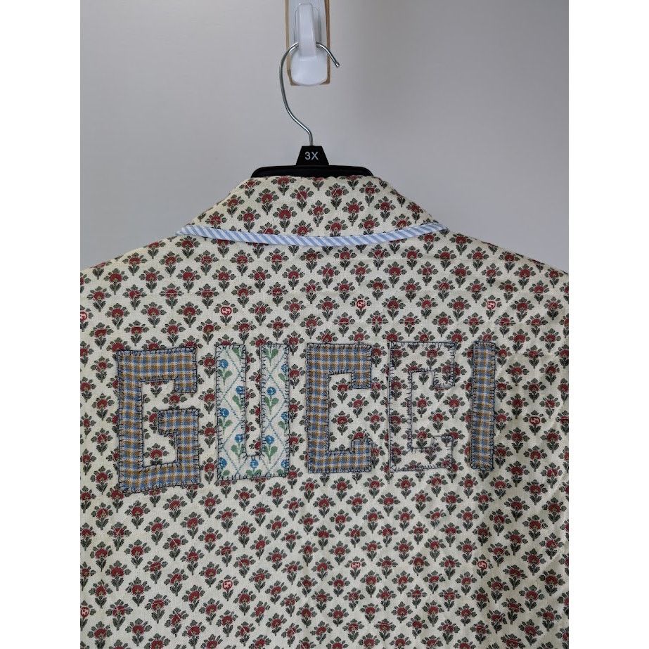 Gucci o1rshd1 Flowers On Linen Jacket in Ivory/Red Size US M / EU 48-50 / 2 - 15 Thumbnail
