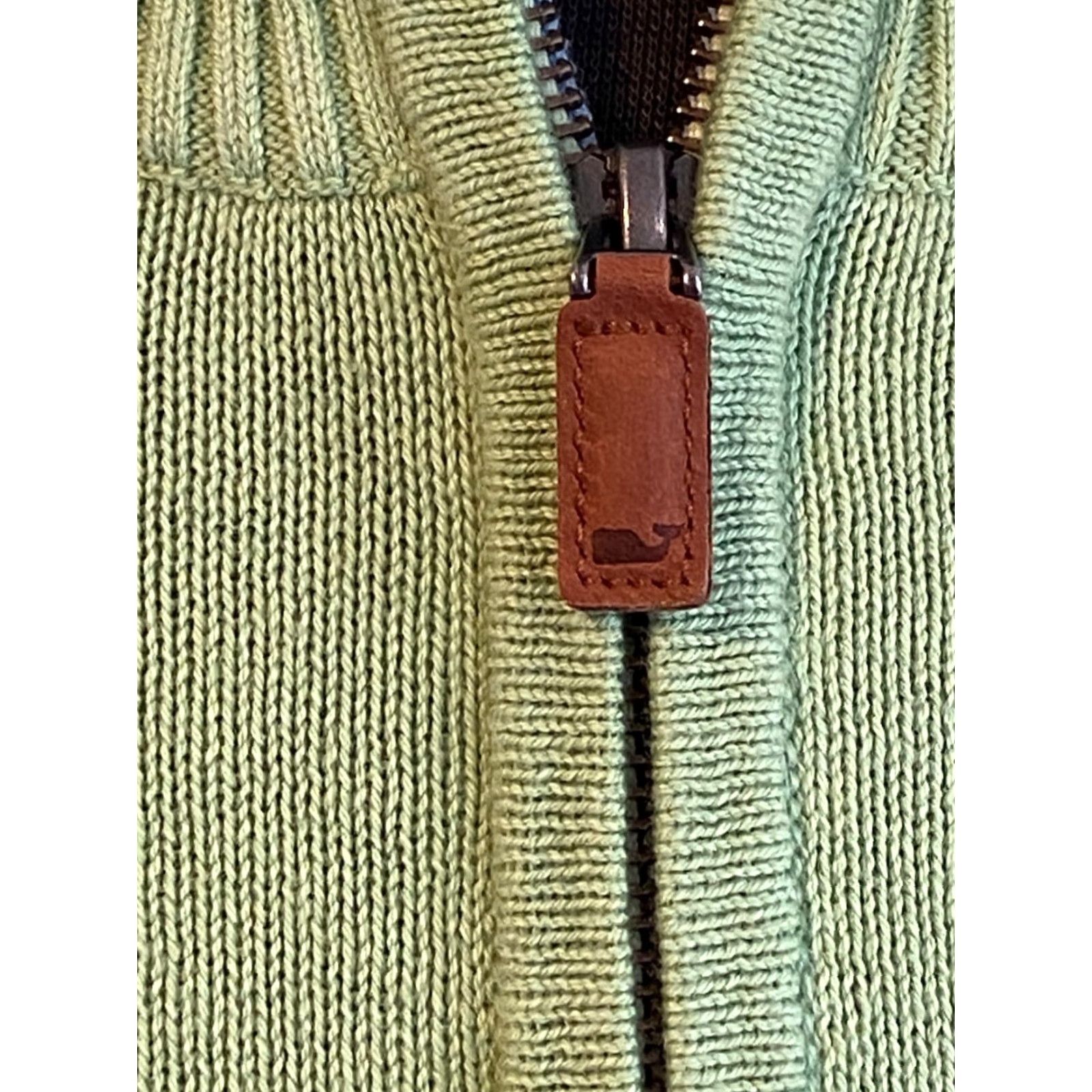 Vineyard Vines Vineyard Vines Green 1/4 Zip Sweater Pullover Cotton Cashmere Mens L Preppy Shirt? Size US L / EU 52-54 / 3 - 3 Thumbnail
