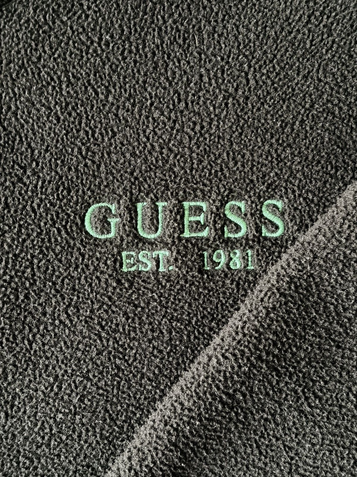 Guess Vintage Guess Fleece Quarter Zip Size US M / EU 48-50 / 2 - 2 Thumbnail