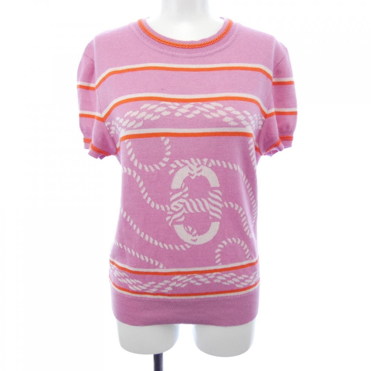 Hermes Hermes Hermes CANOE CHAINEDANCRE Cashmere Blend Knit Textile Tops DUTY FREE for USA Size ONE SIZE - 1 Thumbnail