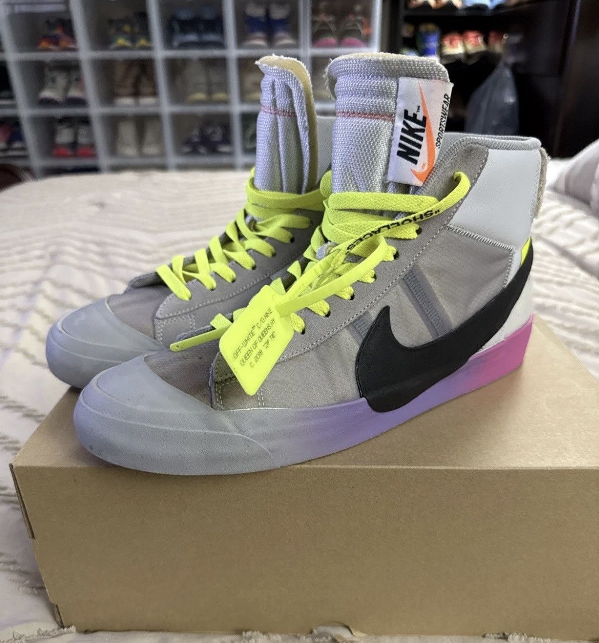 Nike × Off-White Serena Williams Off White White Blazer Size US 12 / EU 45 - 8 Thumbnail