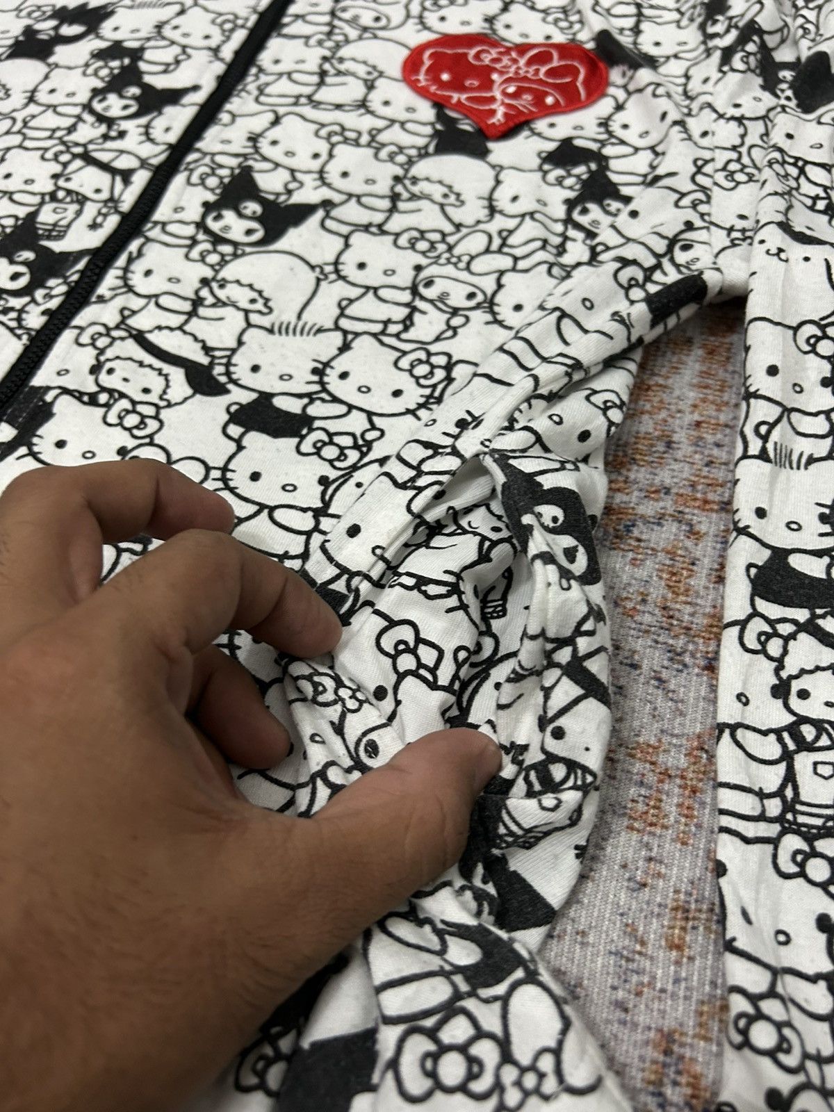 If Six Was Nine Hello Kitty Full Print zip Hoodie Size US S / EU 44-46 / 1 - 5 Thumbnail