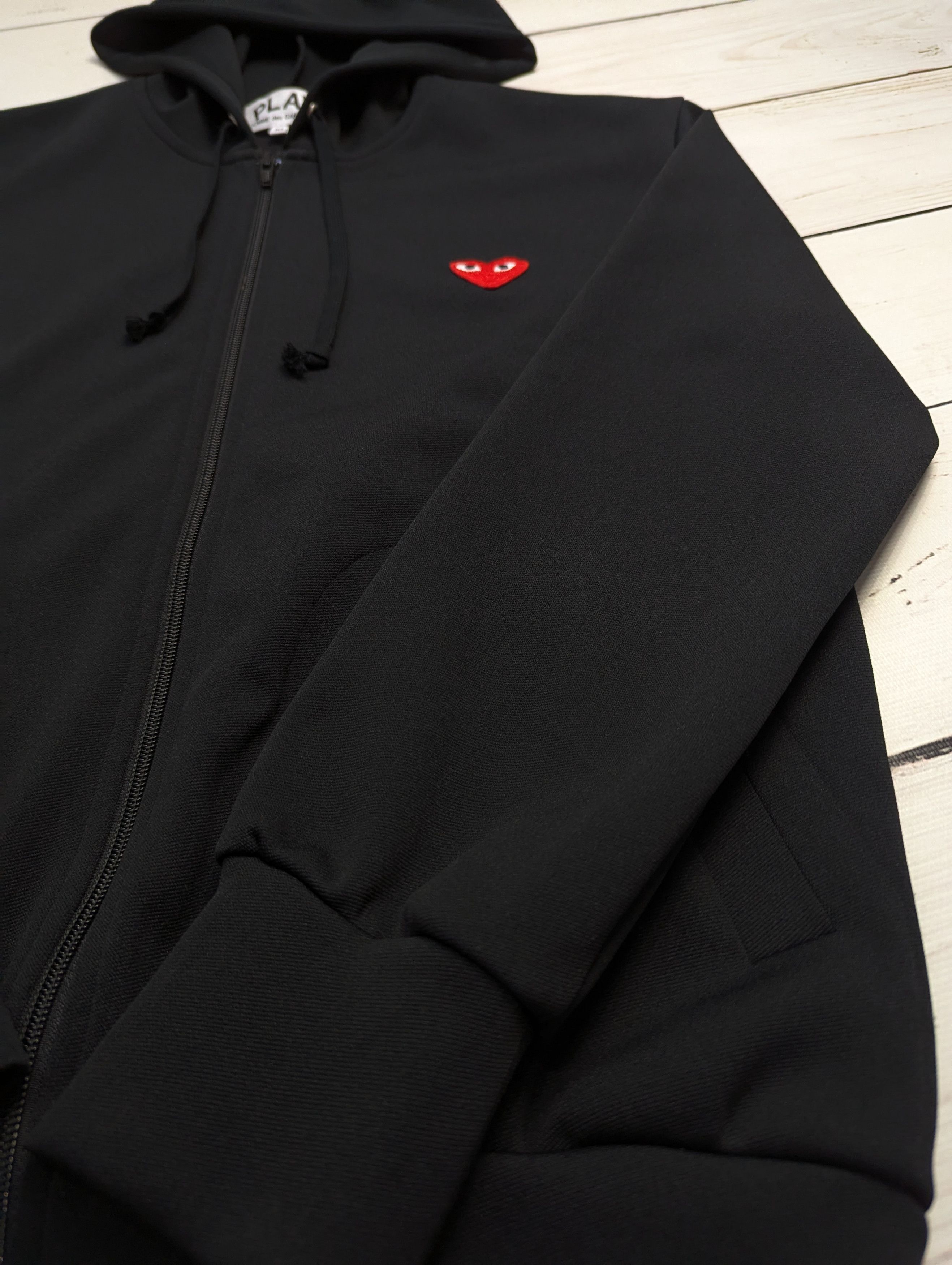 Comme des Garcons Comme des Garçons Play Zip Hoodie Jacket M Size US M / EU 48-50 / 2 - 10 Thumbnail