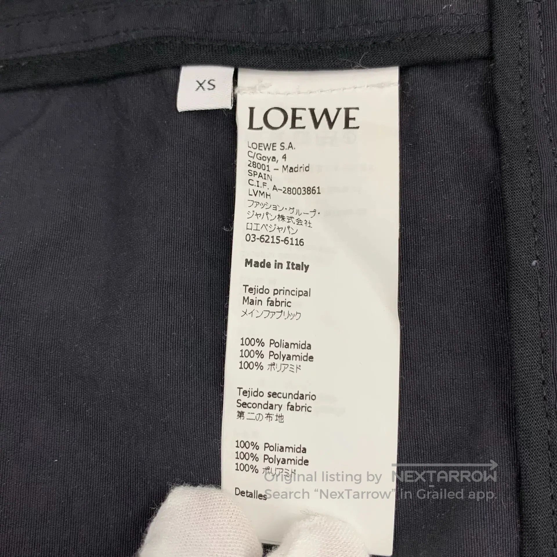 Loewe Loewe Colorblock Hooded Cargo Jacket. Size US XS / EU 42 / 0 - 6 Thumbnail
