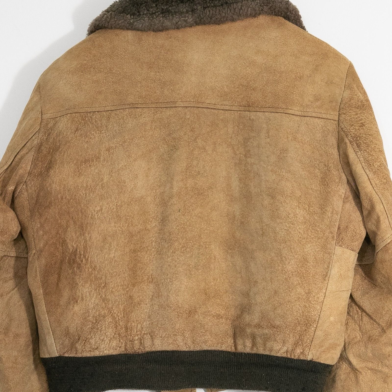 Cooper × Vintage Vintage Cooper Sheraling Zip Up Bomber Jacket Mens 42 Suede Size US M / EU 48-50 / 2 - 10 Thumbnail