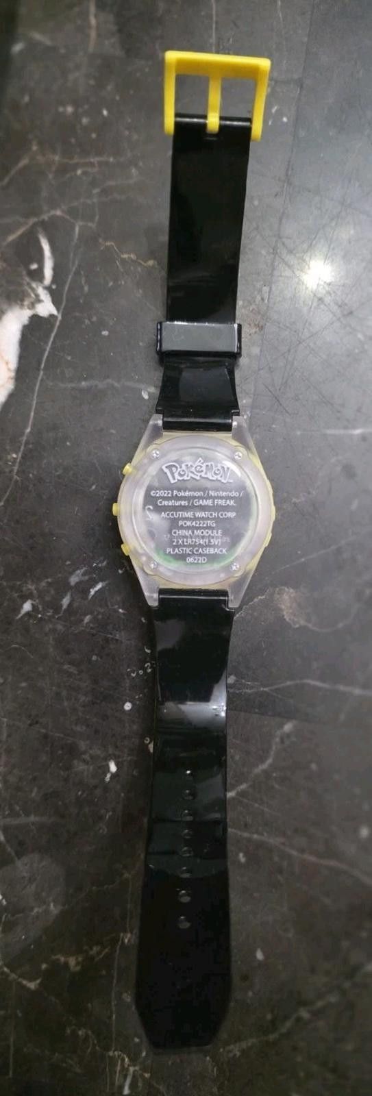 Other Nintendo Pokemon Pikachu Digital LCD Watch 2022 Accutime Yel Size ONE SIZE - 5 Thumbnail