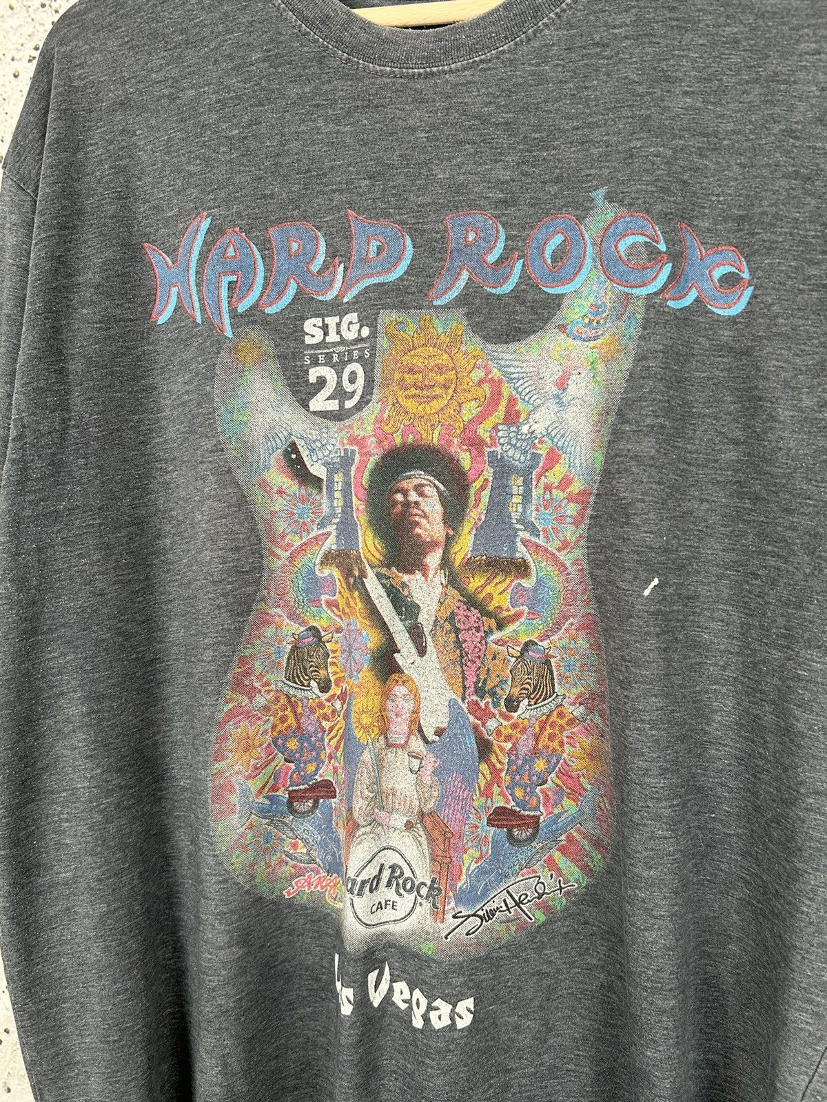 Hard Rock Cafe Vintage Hard Rock Cafe Jimi Hendrix Las Vegas 90s 00s Size US XL / EU 56 / 4 - 3 Thumbnail