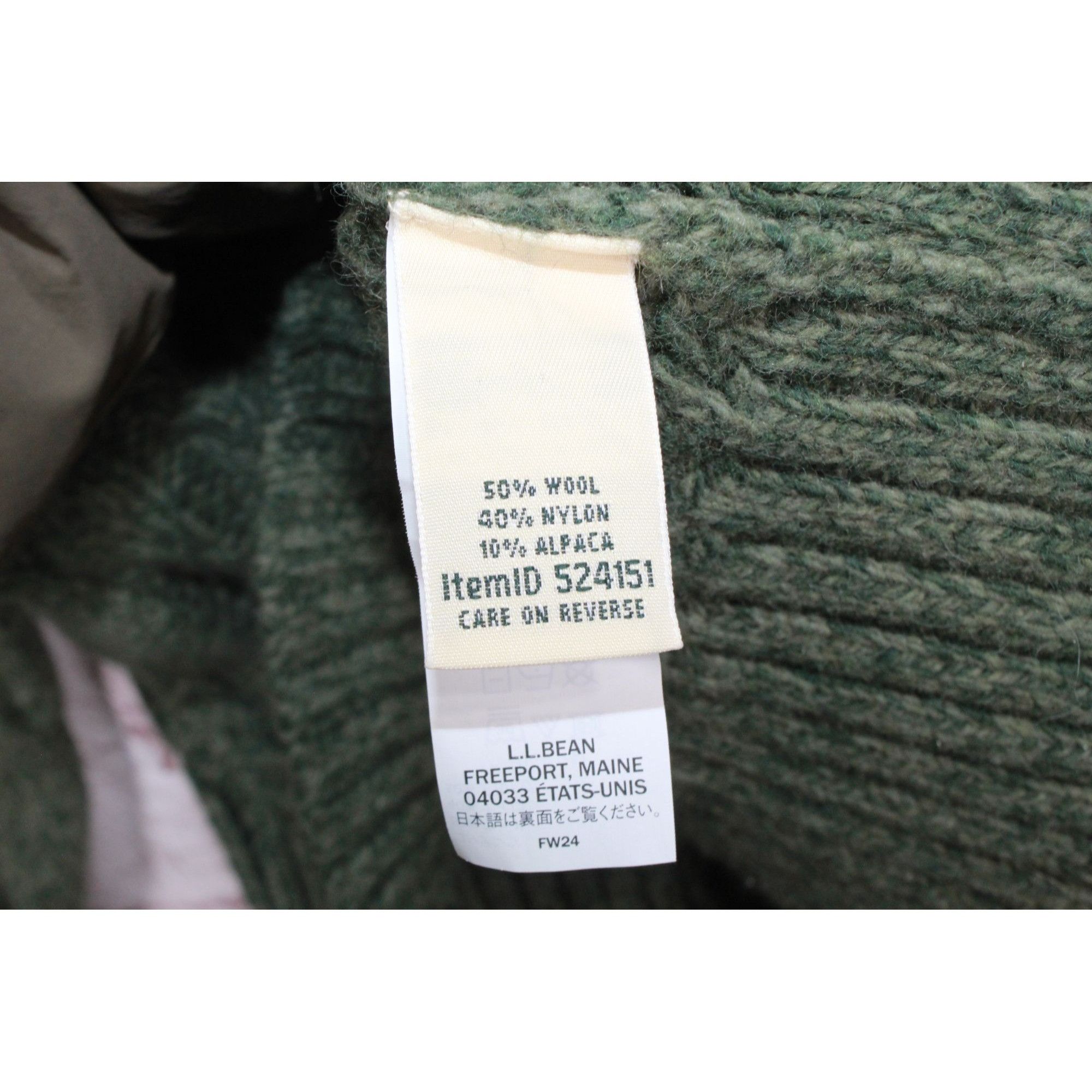 L.L. Bean LL Bean Heritage Wool Blend Mock Neck Sweater Size S / US 4 / IT 40 - 8 Thumbnail