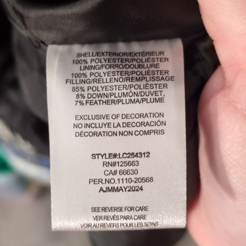 Other Big Chill Black Puffer Down Blend Vest Size 3X Size 3XL / US 20-22 - 6 Thumbnail