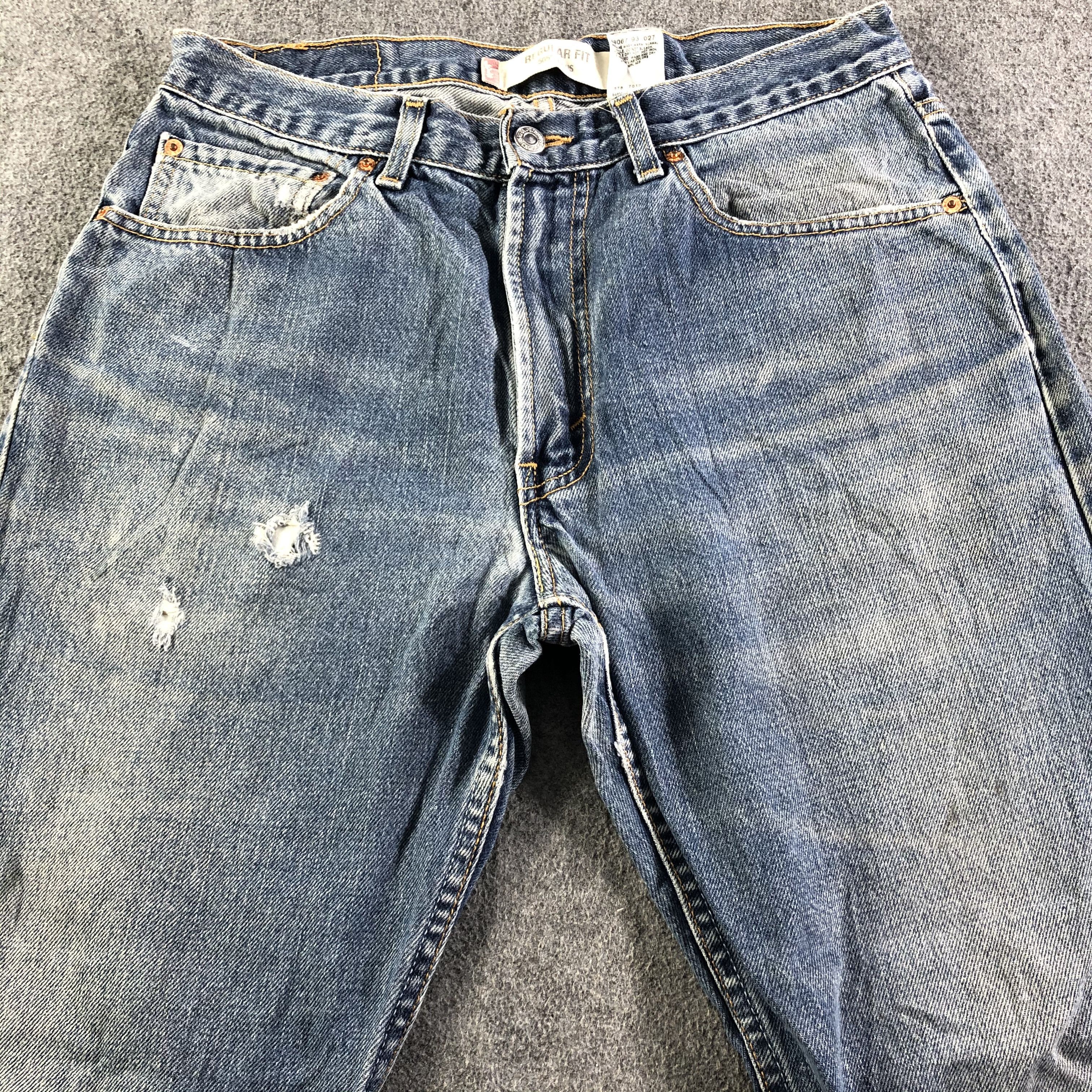 Levi's Vintage Blue Wash Levis 505 Jeans-J3176 Size US 32 / EU 48 - 3 Thumbnail