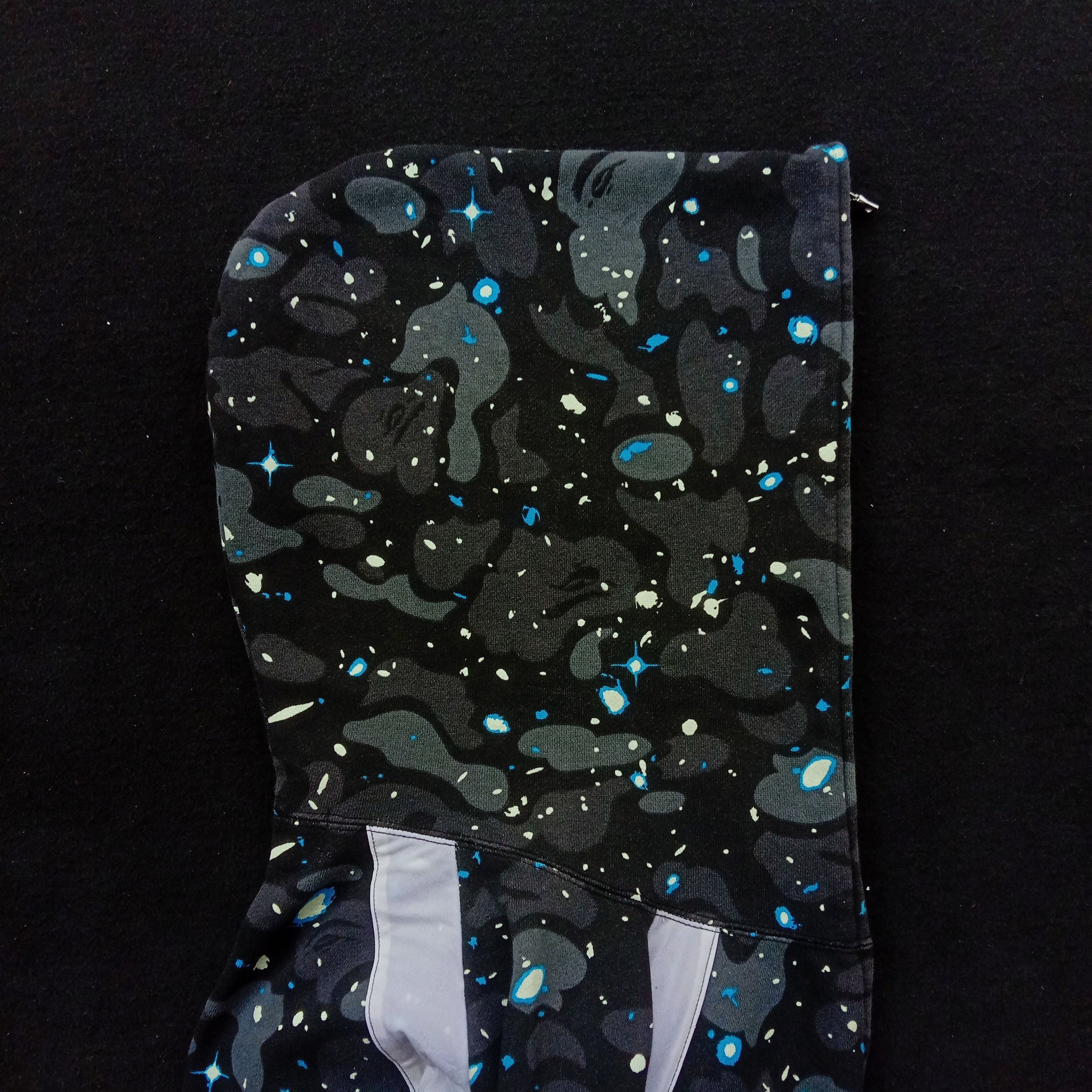Bape Space Camo Raglan Full Zip Hoodie (2016) Size US XL / EU 56 / 4 - 4 Thumbnail