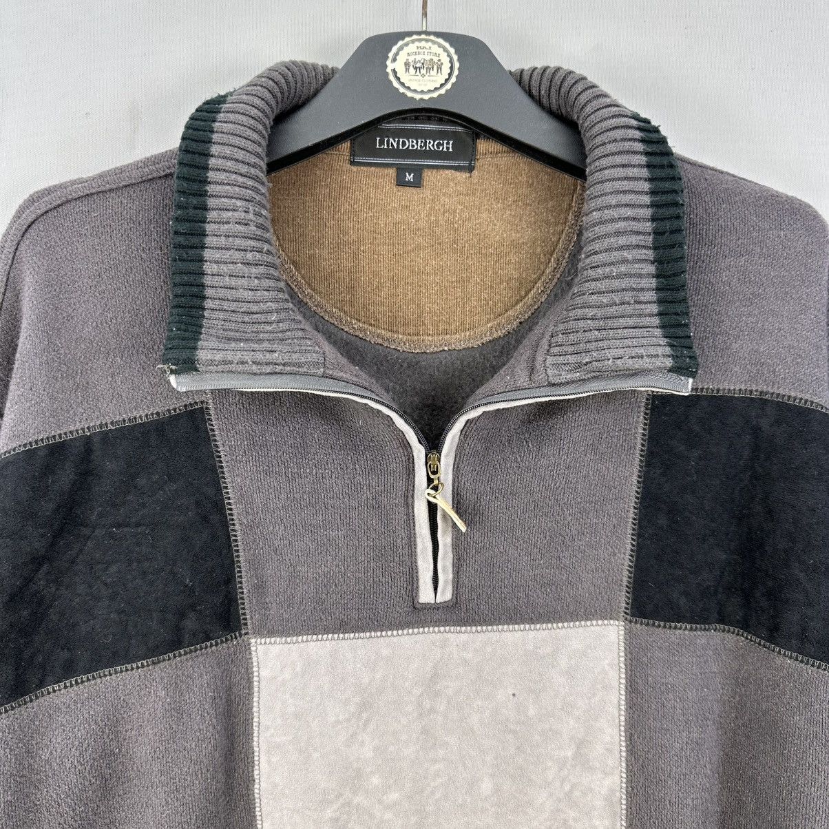 Lindbergh Vintage 80's LINDBERGH Knit Patchwork Sweater Size US M / EU 48-50 / 2 - 7 Thumbnail