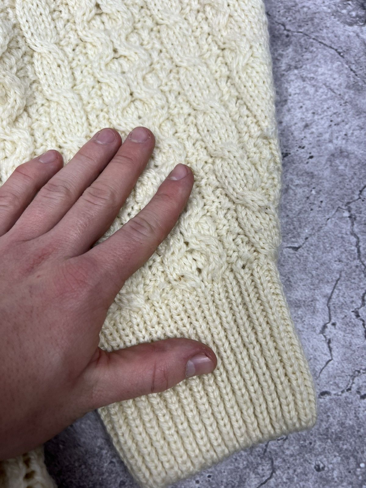Aran Sweater Market Aran Sweater Market Women's Wool Knit Sweater Size M / US 6-8 / IT 42-44 - 8 Thumbnail