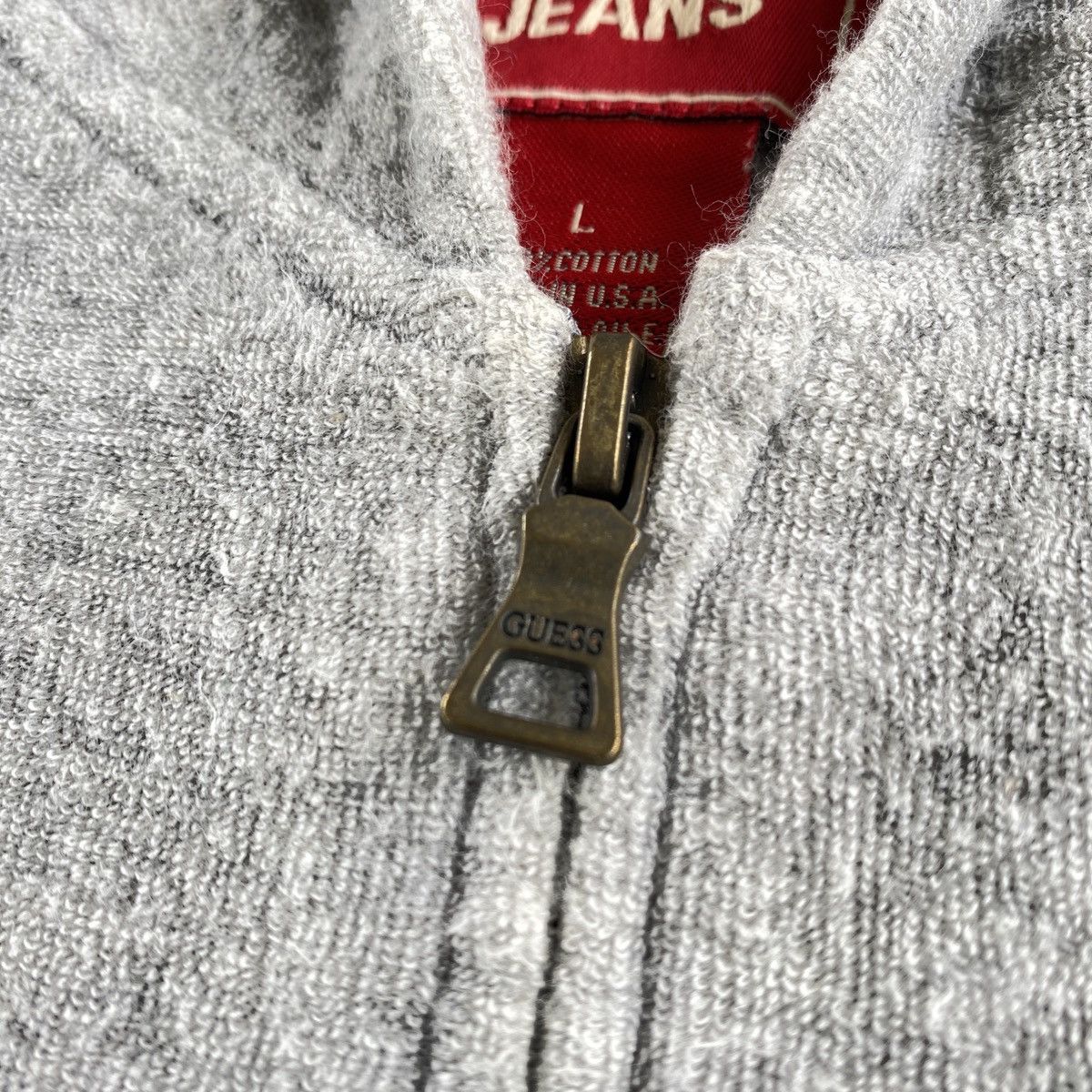 Guess × Japanese Brand Guess Zip Up Hoodies Size L / US 10 / IT 46 - 10 Thumbnail