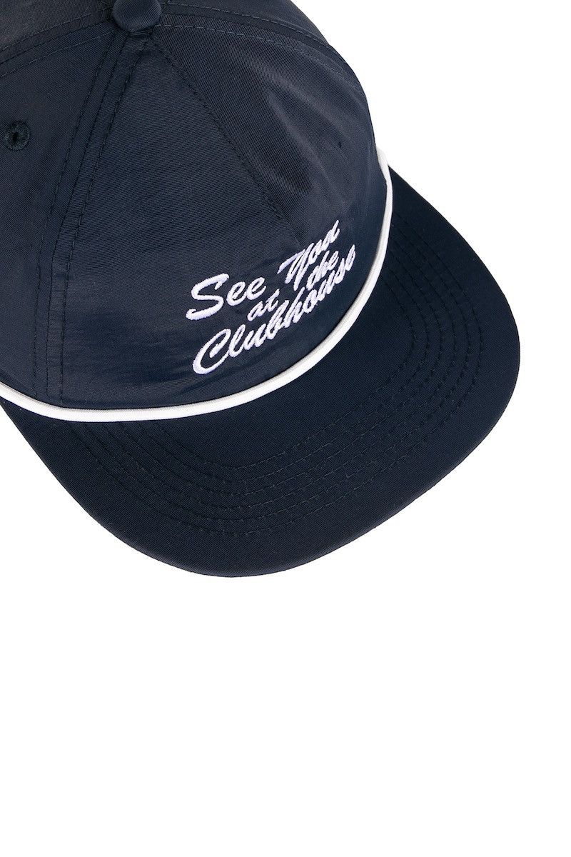 Malbon Malbon Golf x Michelob Ultra Nylon Snapback Hat NAVY Size ONE SIZE - 4 Thumbnail