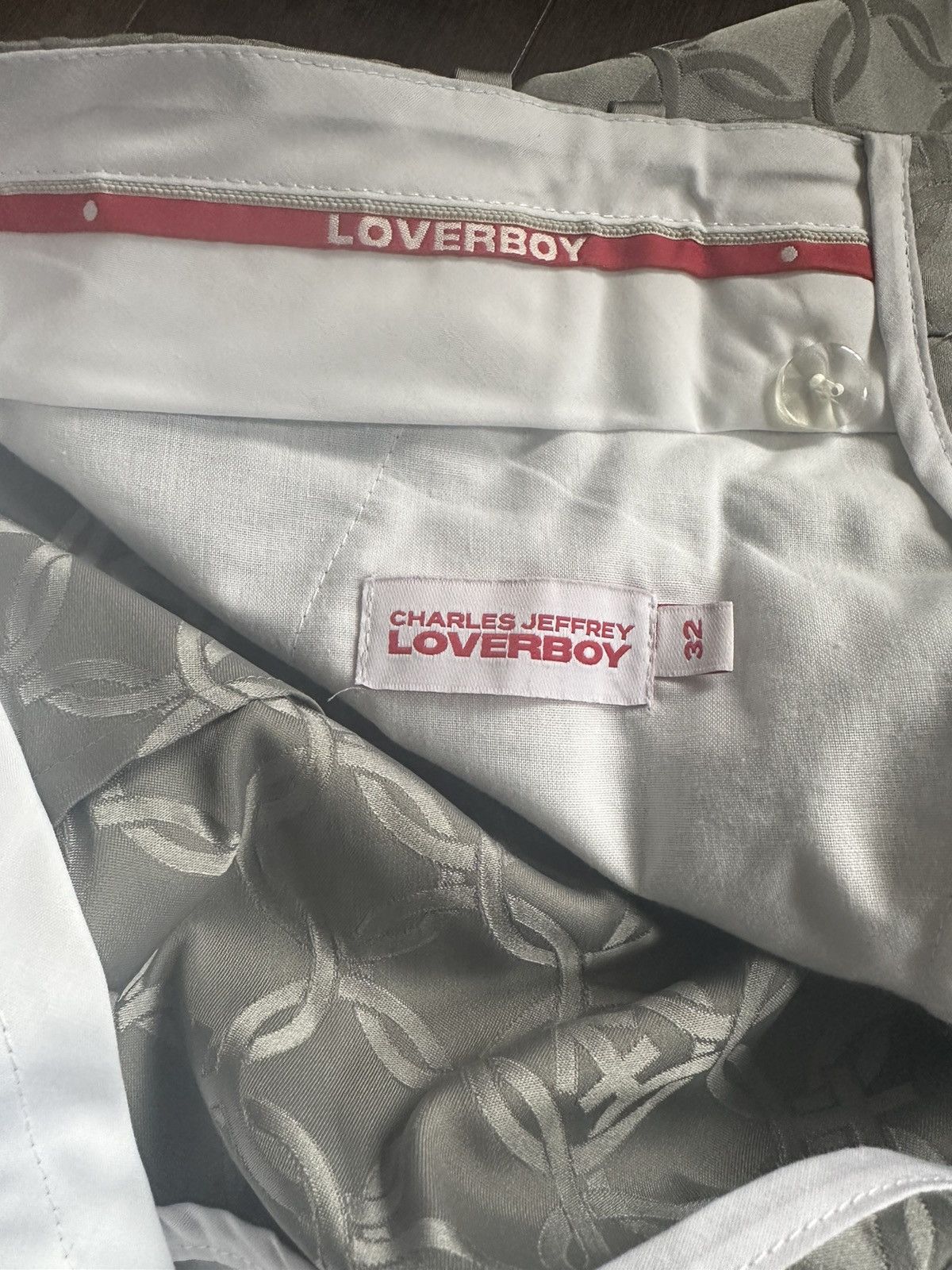 Charles Jeffrey LOVERBOY Charles Jeffrey Loverboy - Grey Straight Cut Trouser Size US 32 / EU 48 - 6 Thumbnail