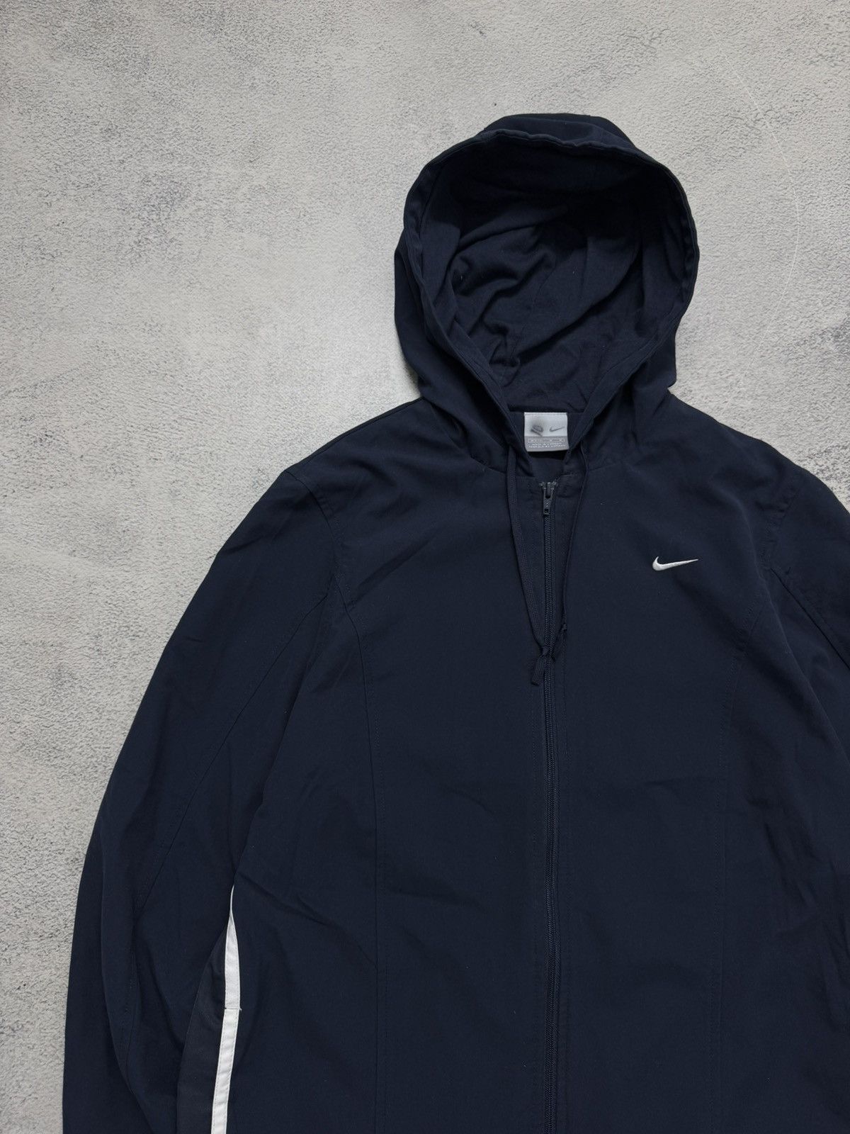 Nike Y2K Vintage NIKE Drill Small Swoosh Full Zip Light Jacket Size M / US 6-8 / IT 42-44 - 6 Thumbnail