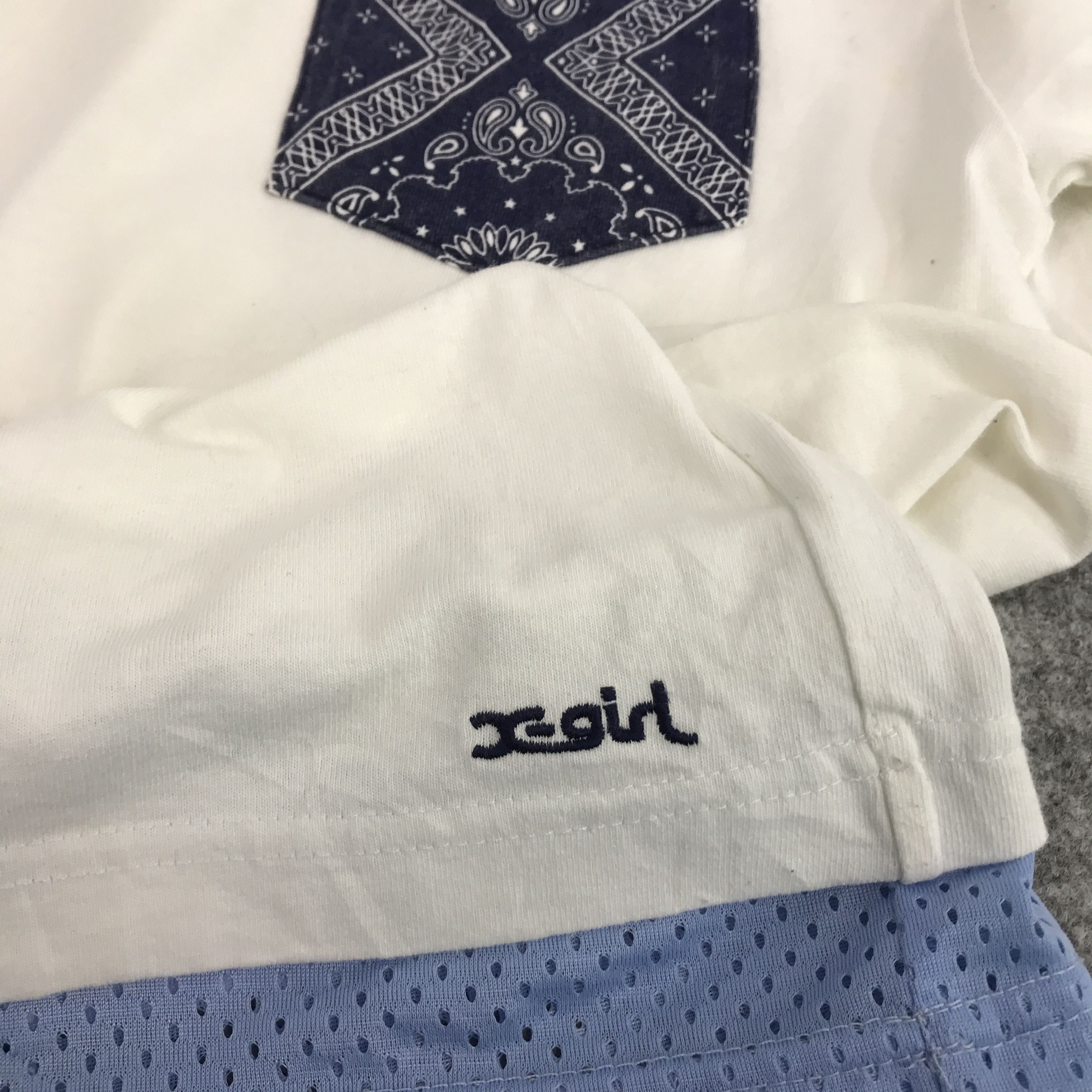 Japanese Brand × X-Girl x-girl style design Singal pocket tshirt Size S / US 4 / IT 40 - 9 Thumbnail