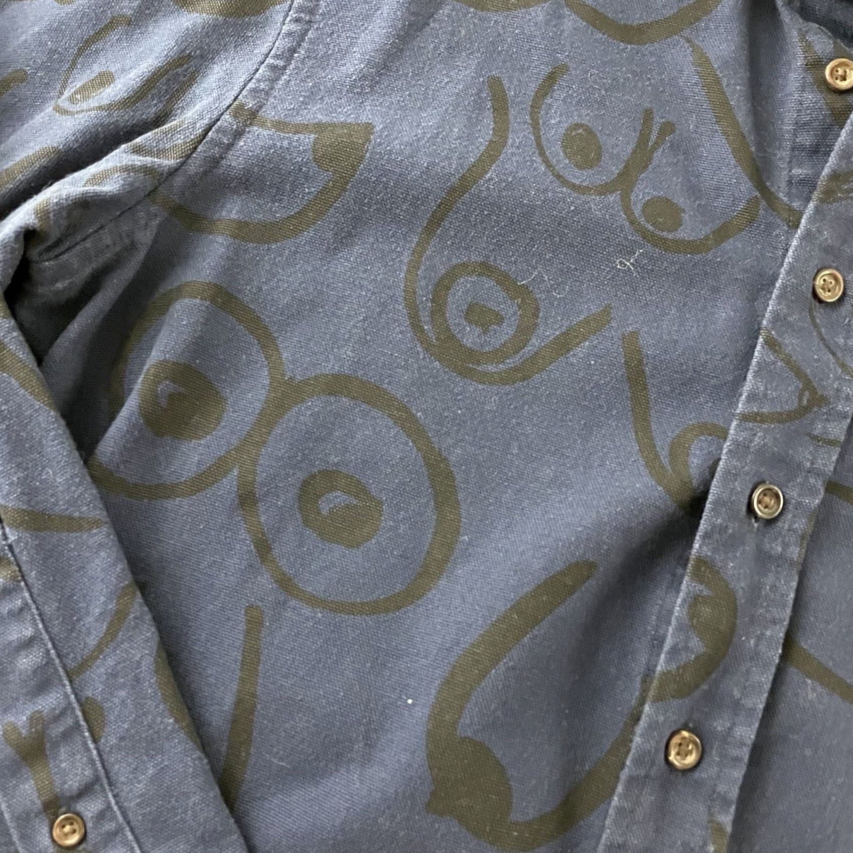 Taylor Stitch Taylor Stitch Gravel & Gold Long Sleeve Button Up Shirt Men 38 Blue 38 Blue Breasts Mens Button-Up Shirt Size US M / EU 48-50 / 2 - 2 Thumbnail