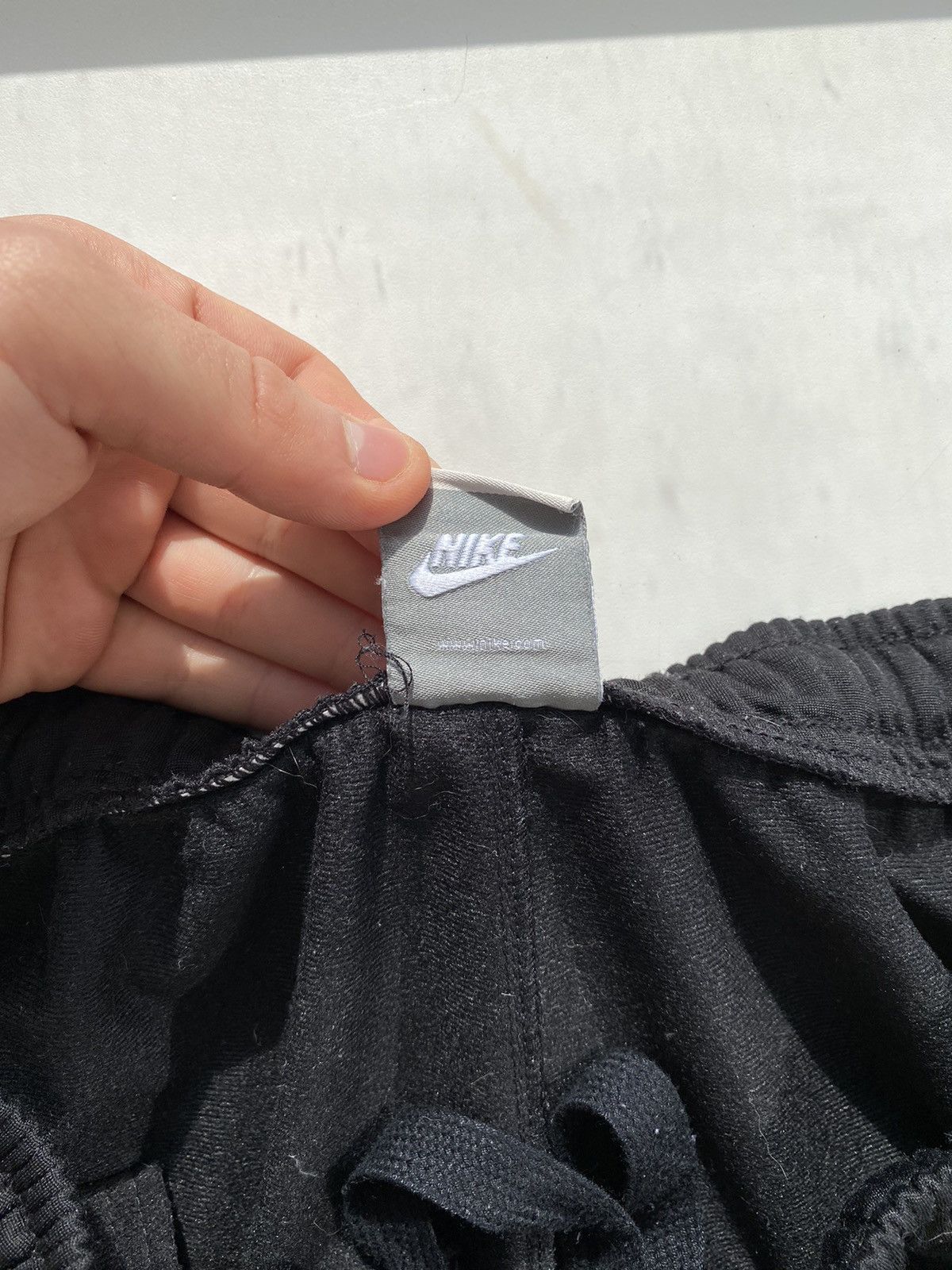Nike × Vintage Vintage Men's Nike Baggy Pants with Lampasas Black Size M Size US 38 / EU 54 - 5 Thumbnail
