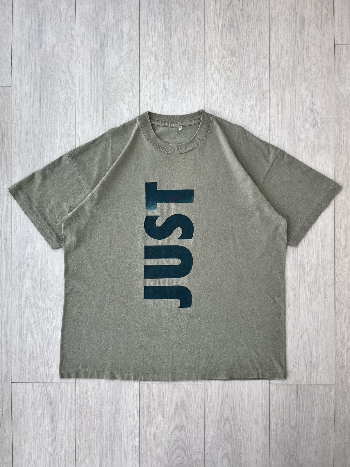 Nike Vintage Nike T-Shirt Oversized Big Logo Just Do It 90s Y2K Size US L / EU 52-54 / 3 - 4 Thumbnail