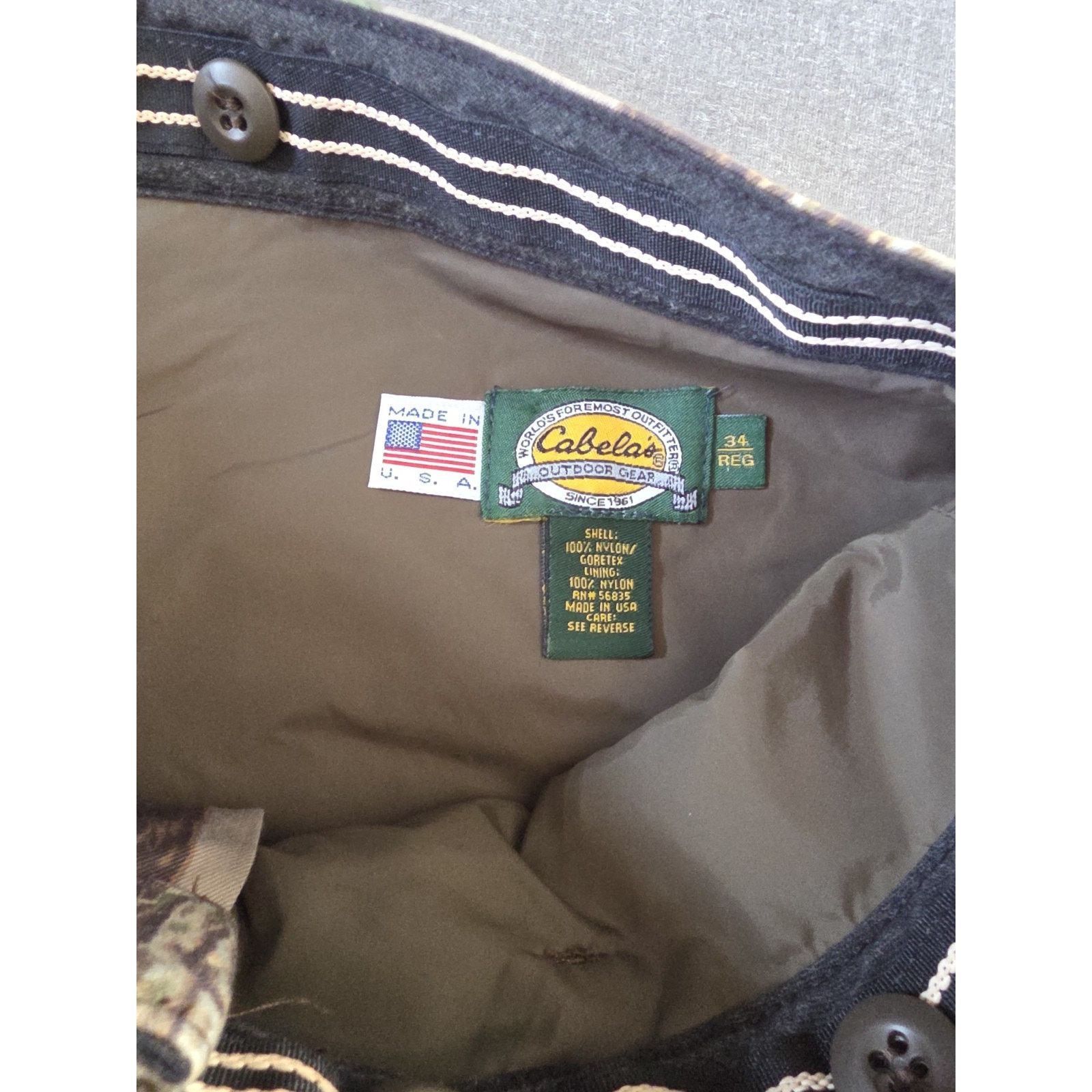 Cabelas Vintage 90s Cabelas Outdoor Gear Realtree Camo Pants Size US 34 / EU 50 - 4 Thumbnail
