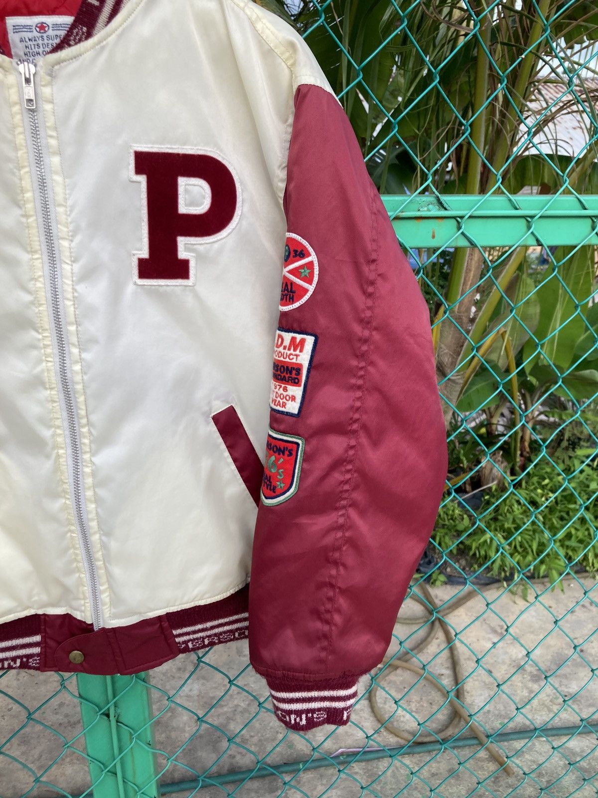 PERSON'S Vintage Person’s Japan Patch Logo Varsity jacket Boxy fit Size US L / EU 52-54 / 3 - 8 Thumbnail