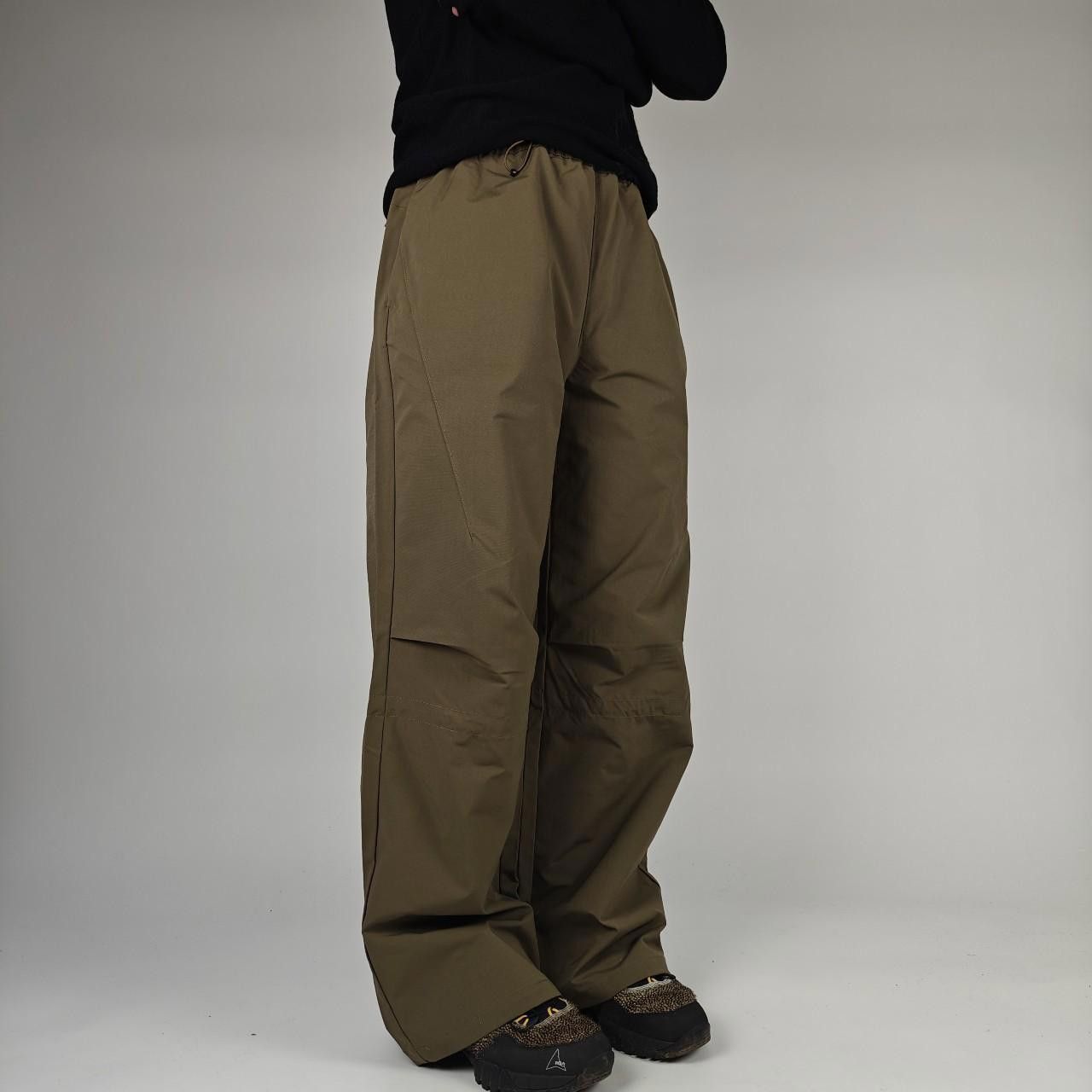 Other Khaki Technical Wide Leg Parachute Pants Size US 32 / EU 48 - 3 Thumbnail