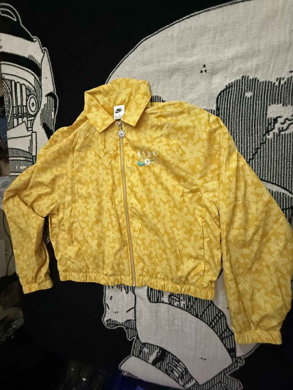 Nike Vintage-style Nike Daisy woven Coach Windbreaker Jacket Size M / US 6-8 / IT 42-44 - 1 Thumbnail