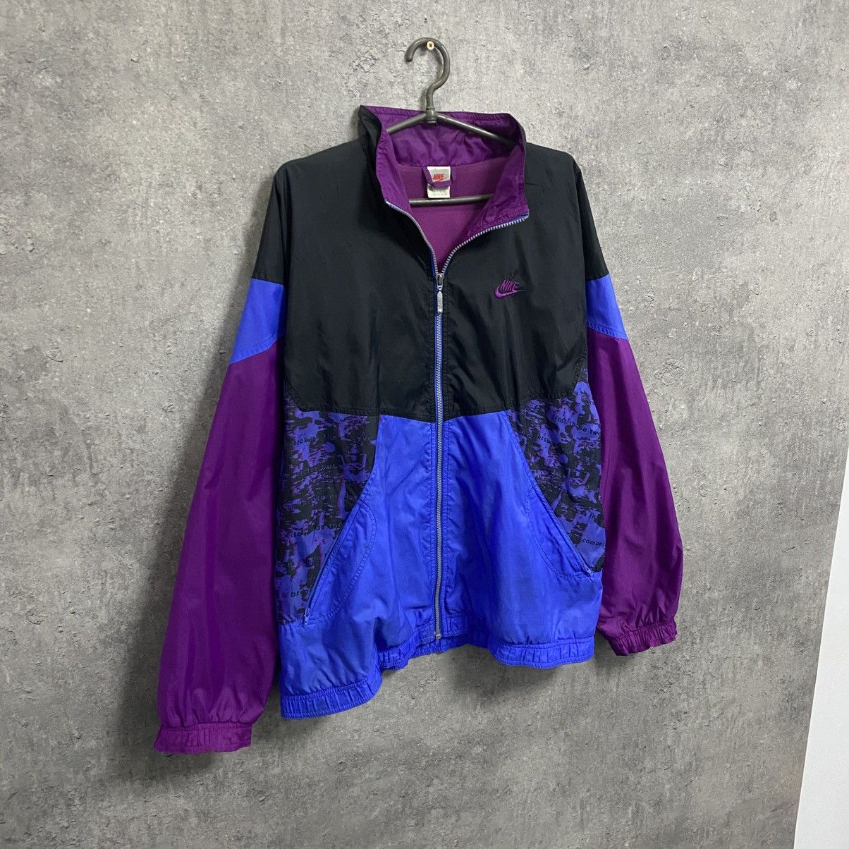 Nike 80’s NIKE RETRO Y2K TRACK JACKET VINTAGE SWOOSH LOGO BOXY Size US L / EU 52-54 / 3 - 3 Thumbnail