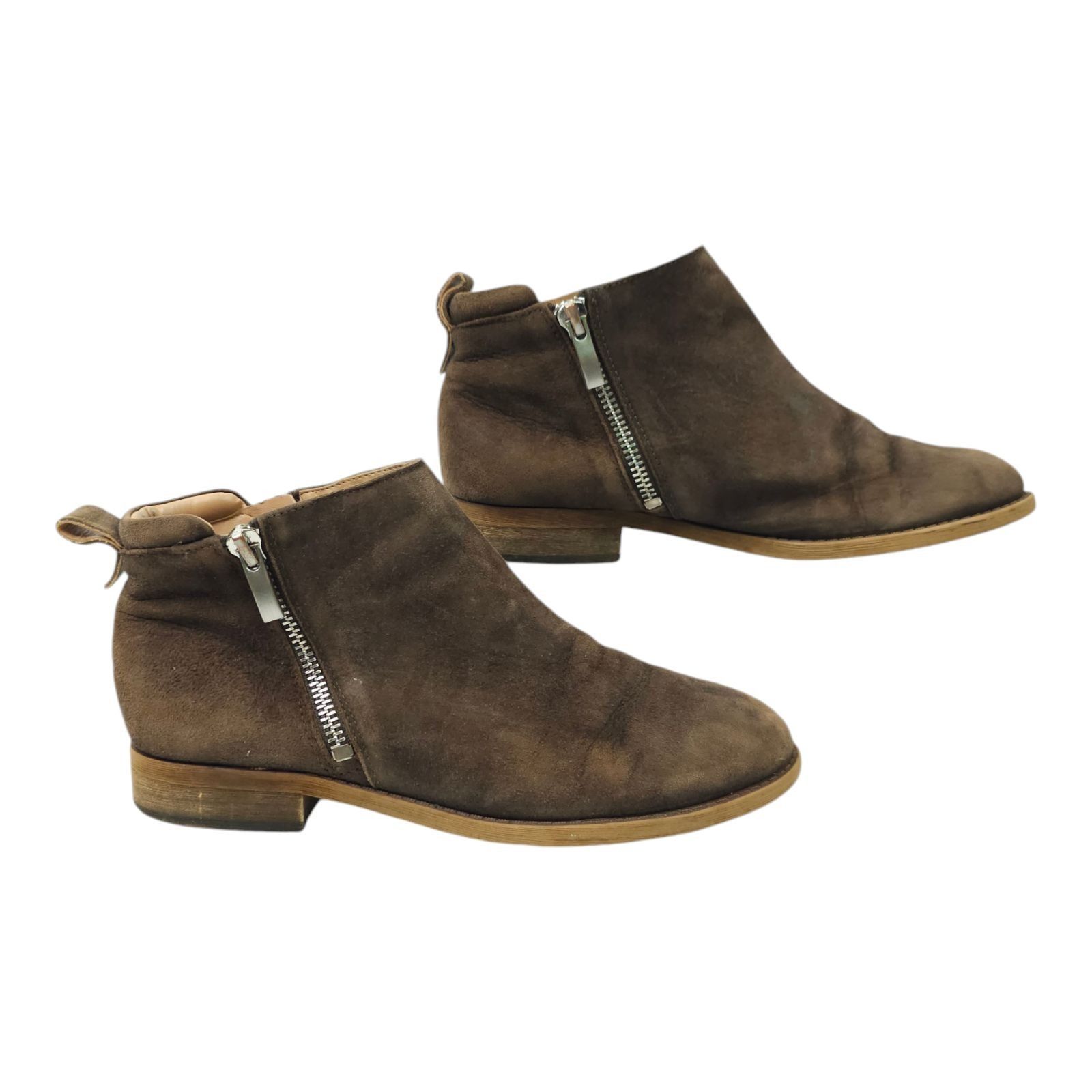 Franco Sarto Franco Sarto Keegan Ankle Boot Nubuck Leather Booties Womens Size US 6 / IT 36 - 2 Thumbnail