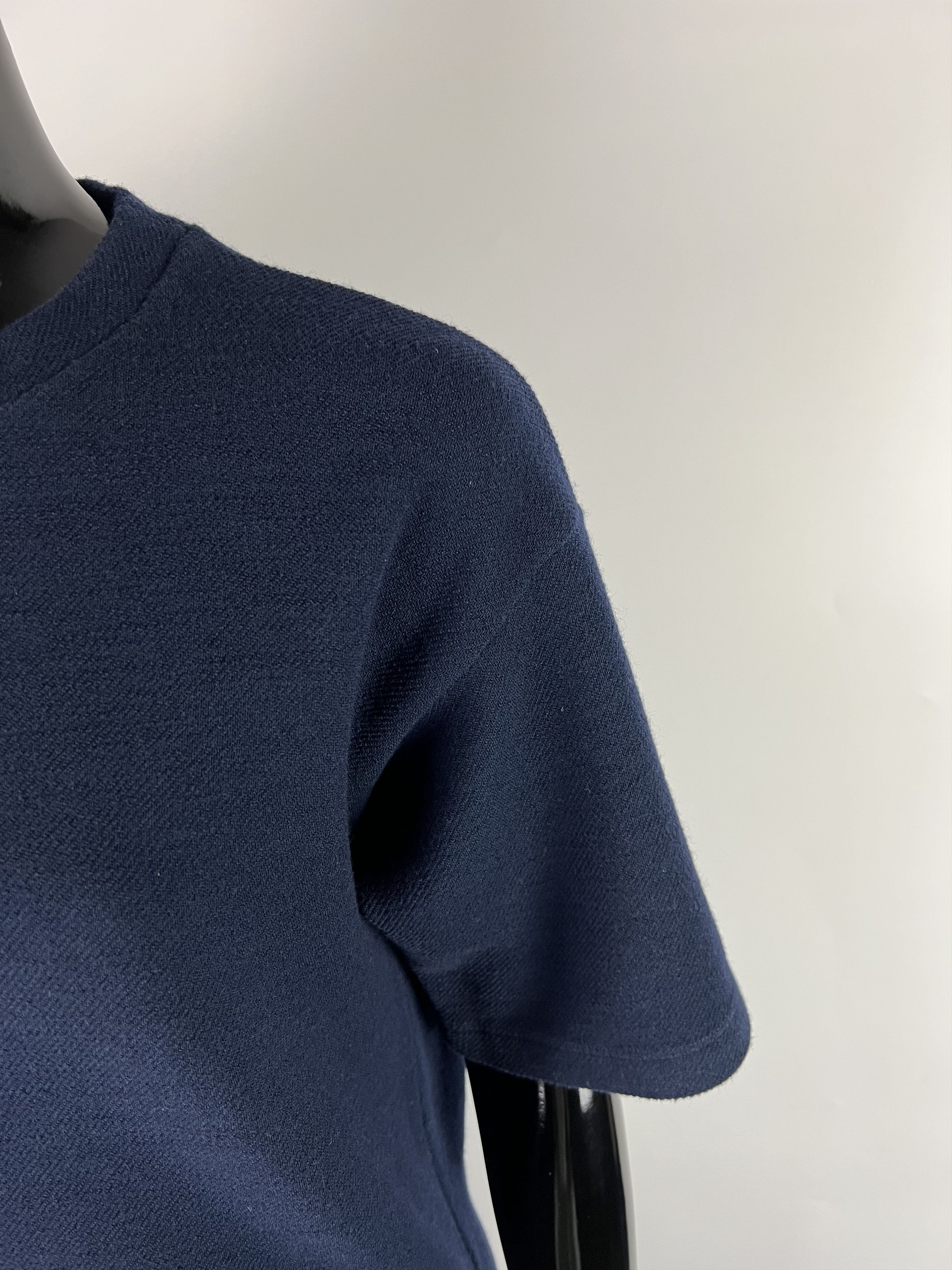Maison Margiela MM6 Maison Margiela Navy Blue Cotton Dress Size XS / US 0-2 / IT 36-38 - 6 Thumbnail