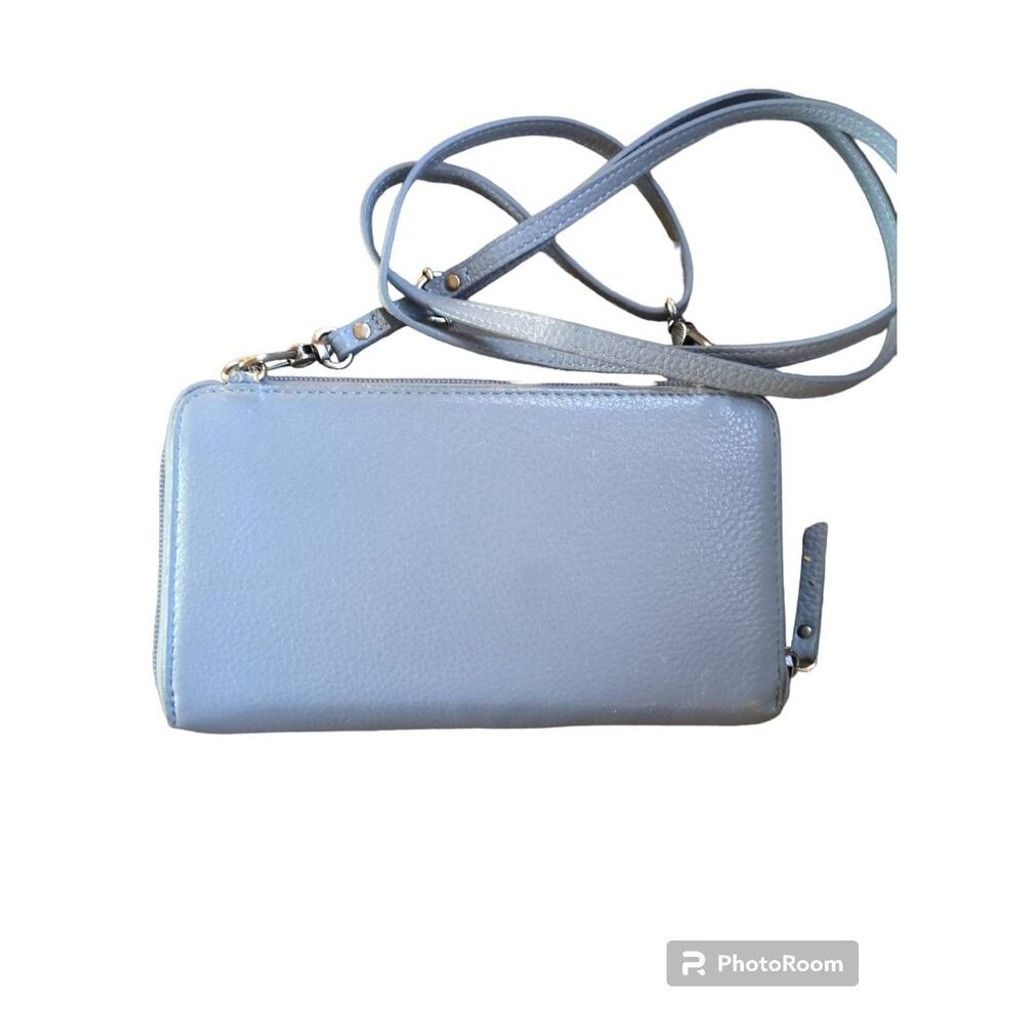 The Sak The Sak Iris Crossbody Navy Blue & Gray Soft Pebbled Leather Size ONE SIZE - 2 Thumbnail