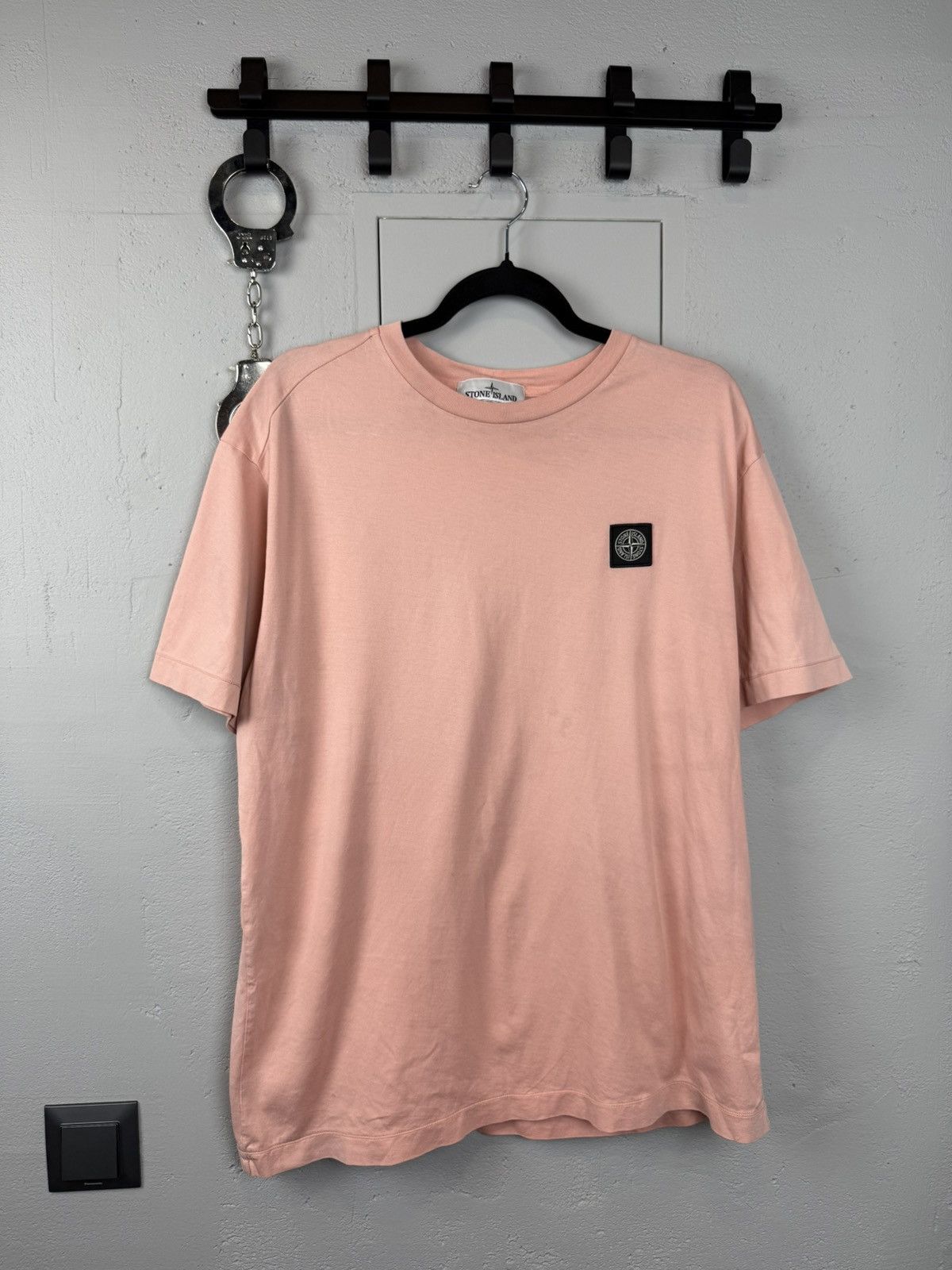 Stone Island Vintage Pink T-shirt Stone Island Size US XL / EU 56 / 4 - 1 Thumbnail