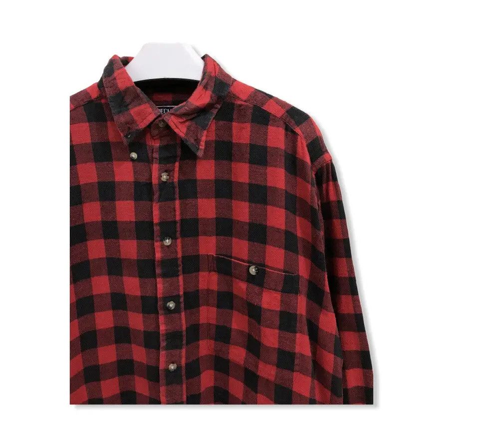 Flannel × Vintage Vintage Specialty Collection Plaid Tartan Flannel Shirt 👕 Size US M / EU 48-50 / 2 - 2 Thumbnail