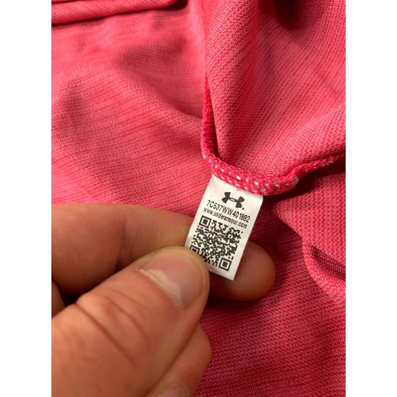 Under Armour Under Armour HEATGEAR WOMEN Shirt L Pink Compression Training T-Shirt Jersey Regular Size L Womens Active Sports Shirt Size L / US 10 / IT 46 - 6 Thumbnail