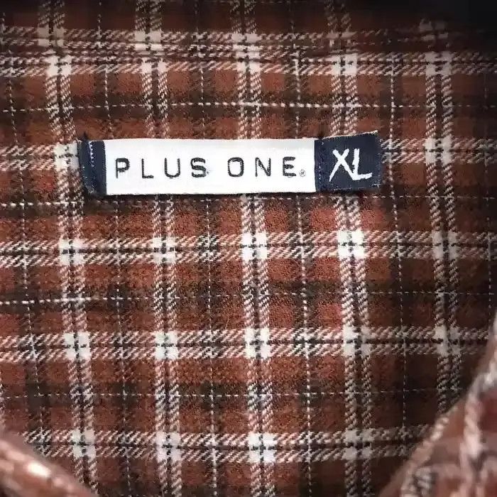 Flannel Japanese Brand Plus One Flannel Shirt Size US XL / EU 56 / 4 - 4 Thumbnail
