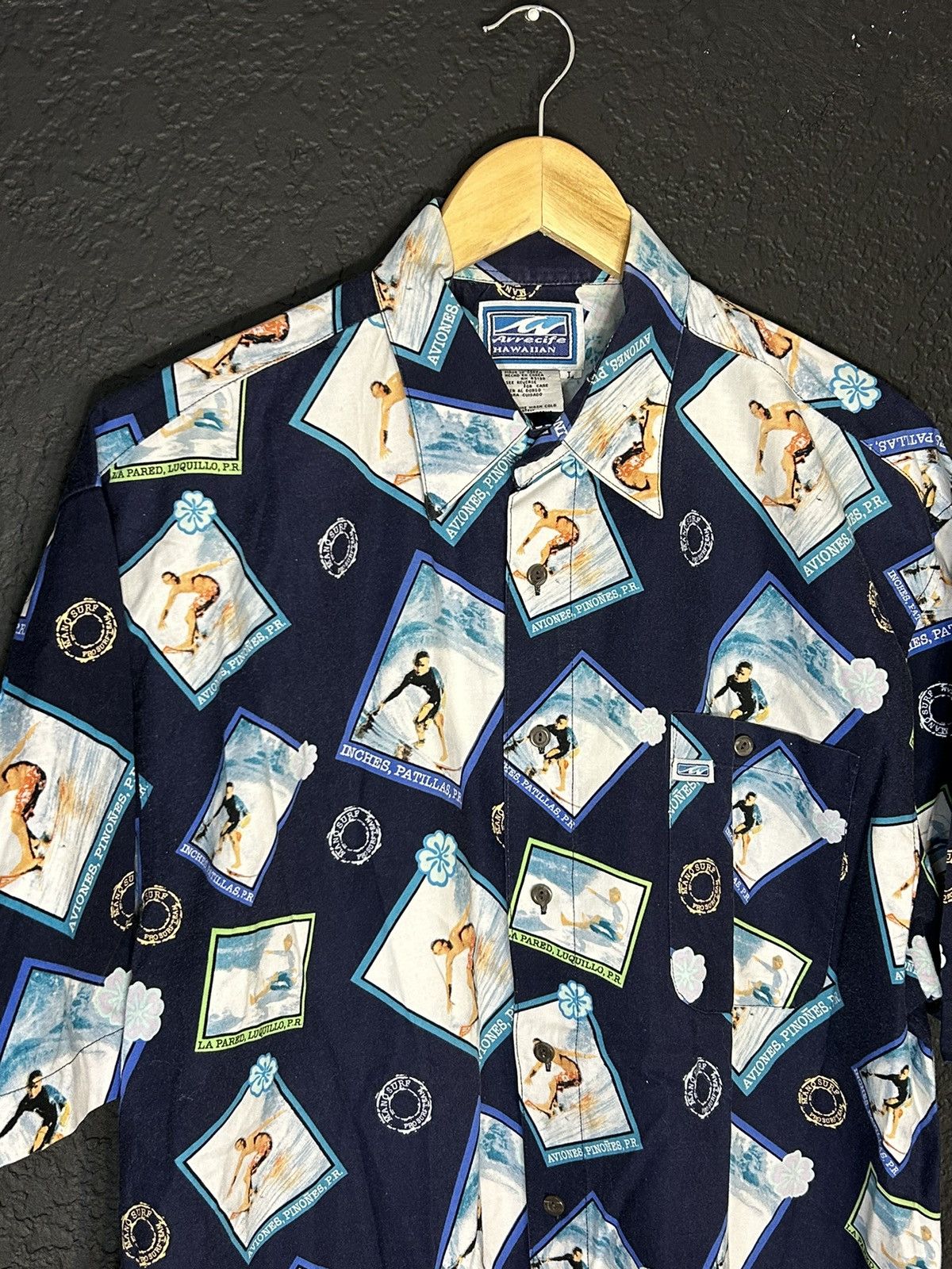 Vintage Vintage 90s Surfing Hawaiian Shirt Size US L / EU 52-54 / 3 - 2 Thumbnail