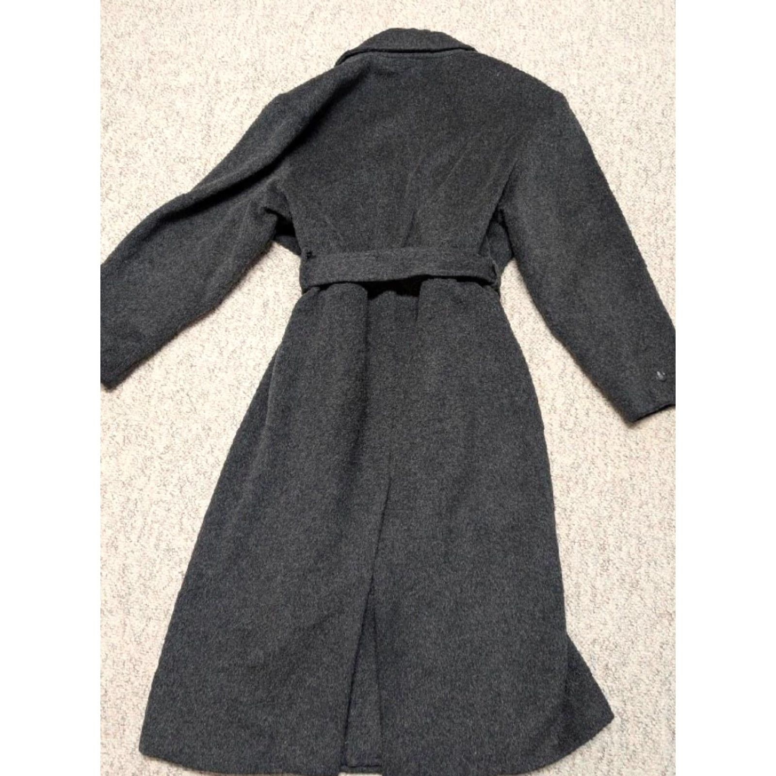 Doublet VINTAGE belted coat - OVERCOAT wool double breasted 38 gray AMERICAN MALE - Coat Mens Wool Mohair shaggy Size US S / EU 44-46 / 1 - 2 Thumbnail