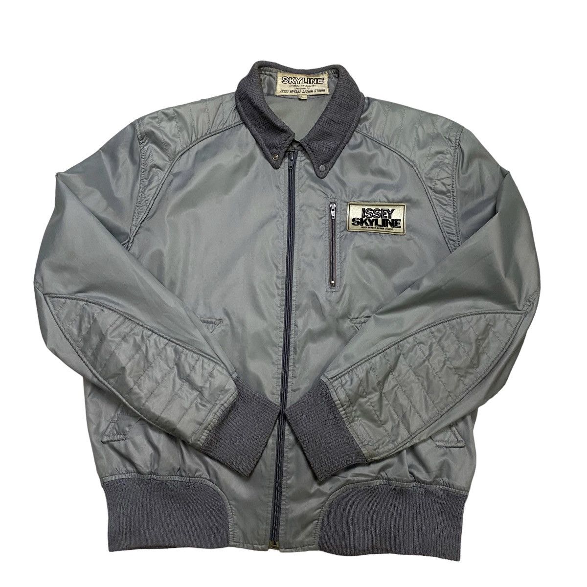Issey Miyake 💥RARE💥Vintage Issey Miyake Skyline Racing Bomber Jacket Size US L / EU 52-54 / 3 - 3 Thumbnail