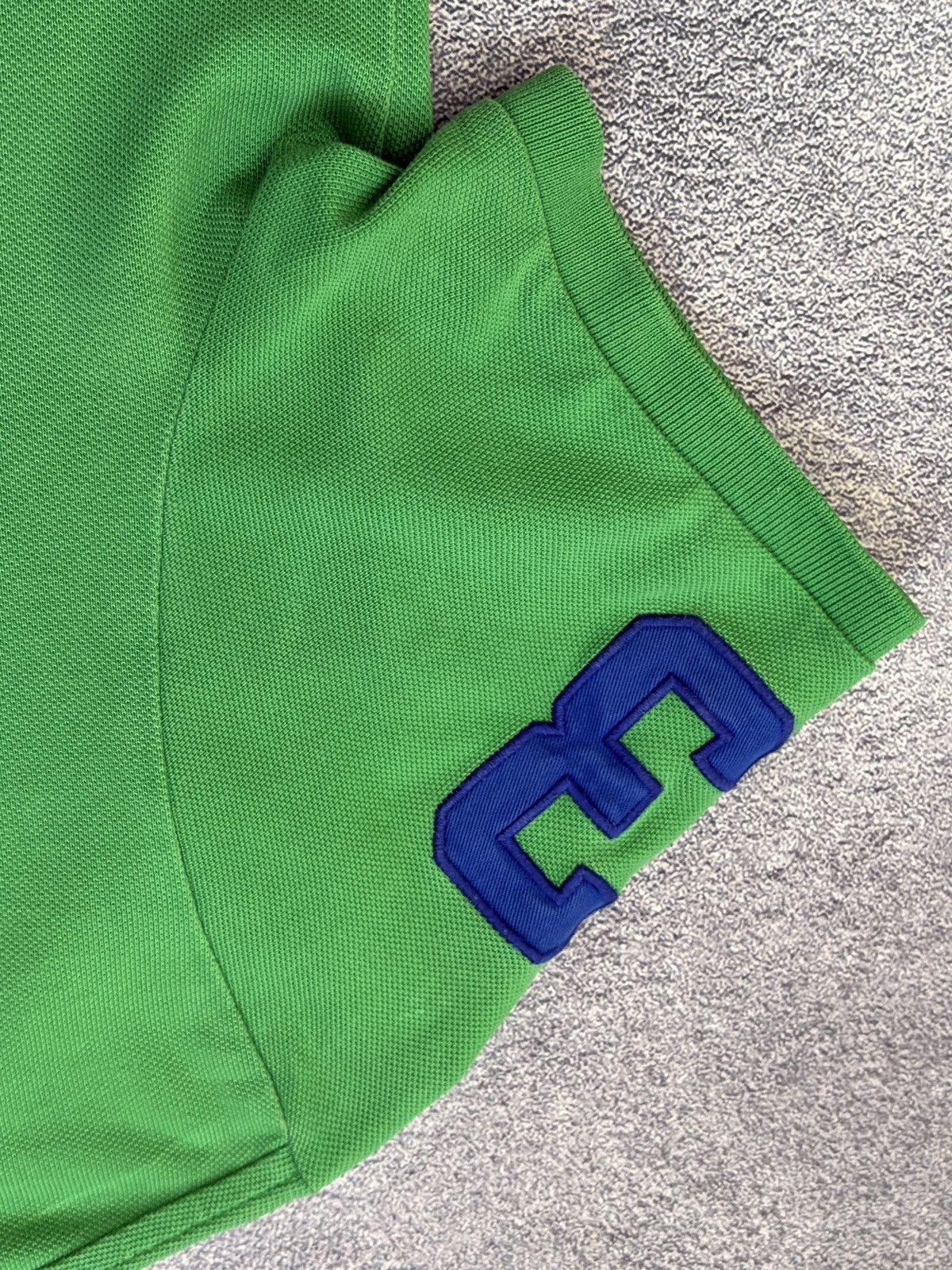 Barbour Polo Ralph Lauren Big Pony #3 Green Blue Logo Slim Fit M Size US M / EU 48-50 / 2 - 10 Thumbnail