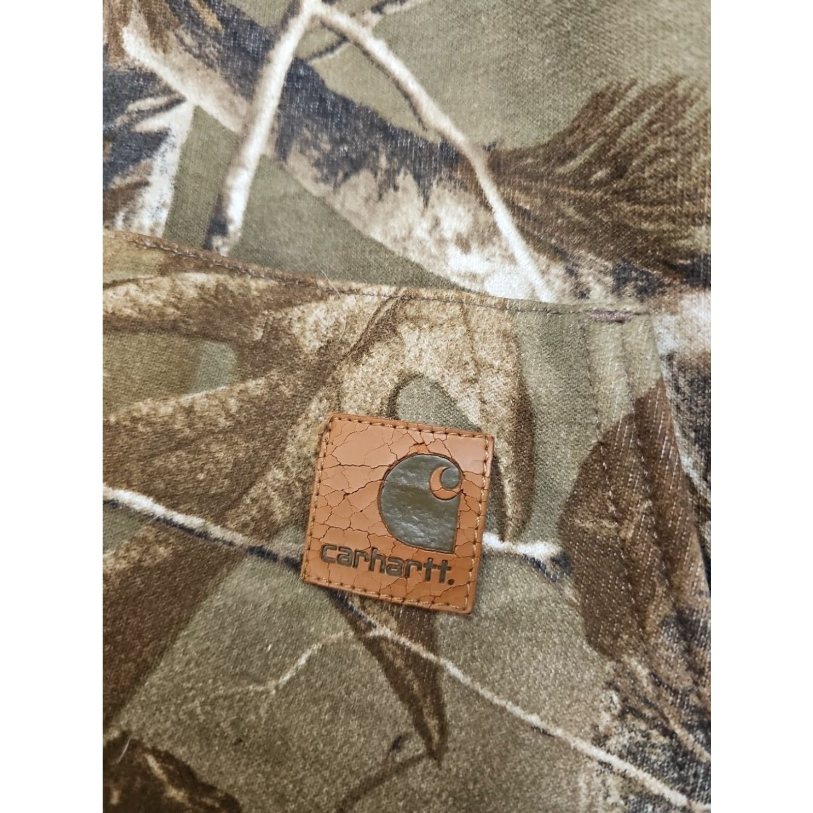 Carhartt VINTAGE Carhartt Hoodie Men’s XL RealTree Camo Full Zip Camoflouge K289 CAP Sweatshirt Size US XL / EU 56 / 4 - 3 Thumbnail