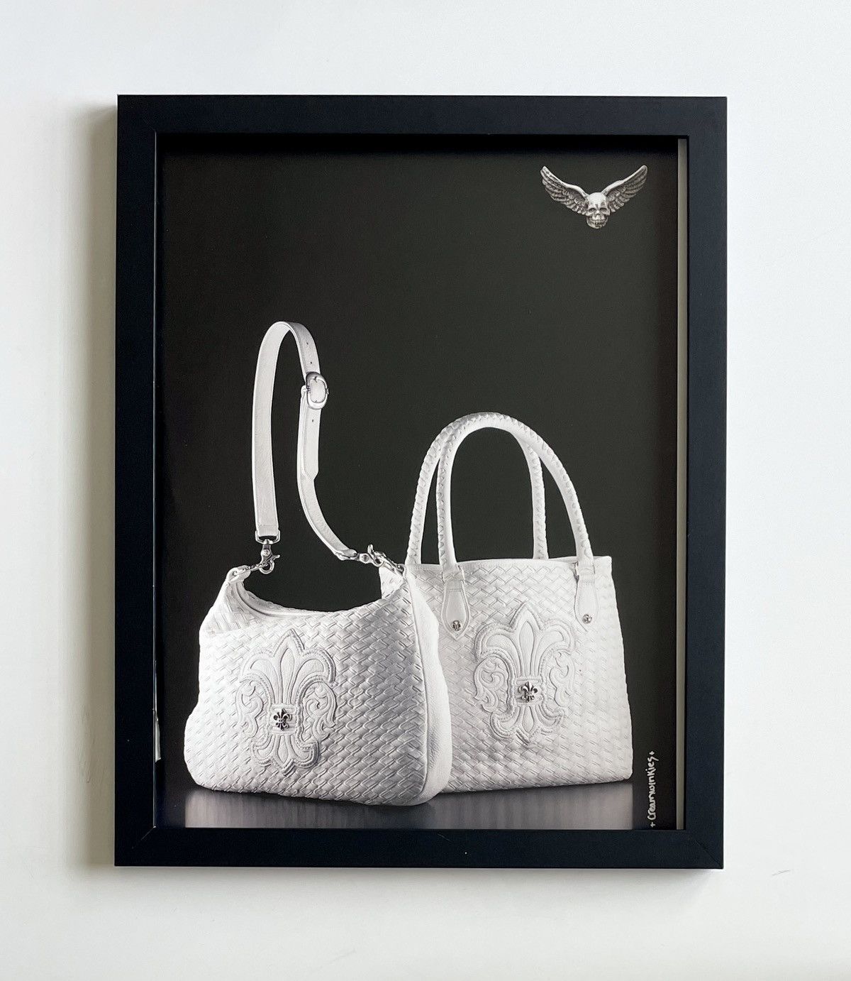 Chrome Hearts Chrome Hearts white bag 9x11 Framed poster Size ONE SIZE - 1 Thumbnail