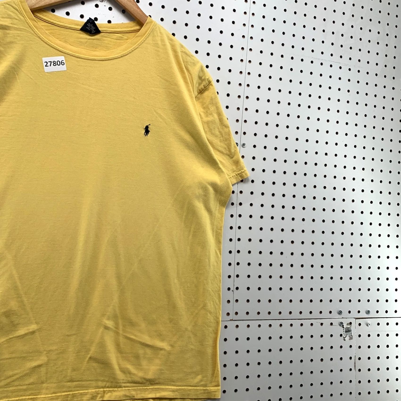 Polo Ralph Lauren VINTAGE Polo Ralph Lauren Shirt Yellow Black Pony Mens Large Short Sleeve Size US L / EU 52-54 / 3 - 4 Thumbnail